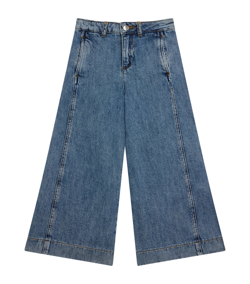 Wide-Leg Flared Jeans (4-14 Years)