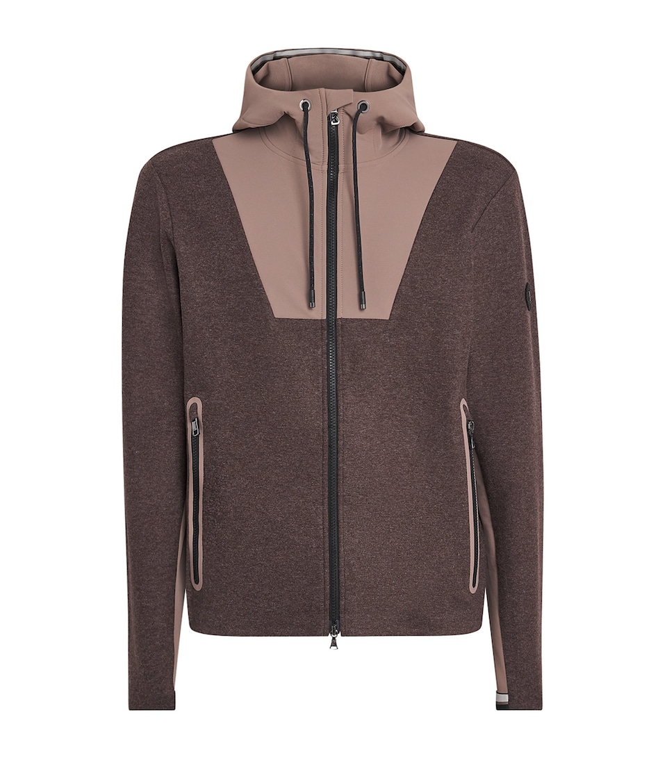 Bogner Mens Zip-Up Jannis Hoodie Fudge