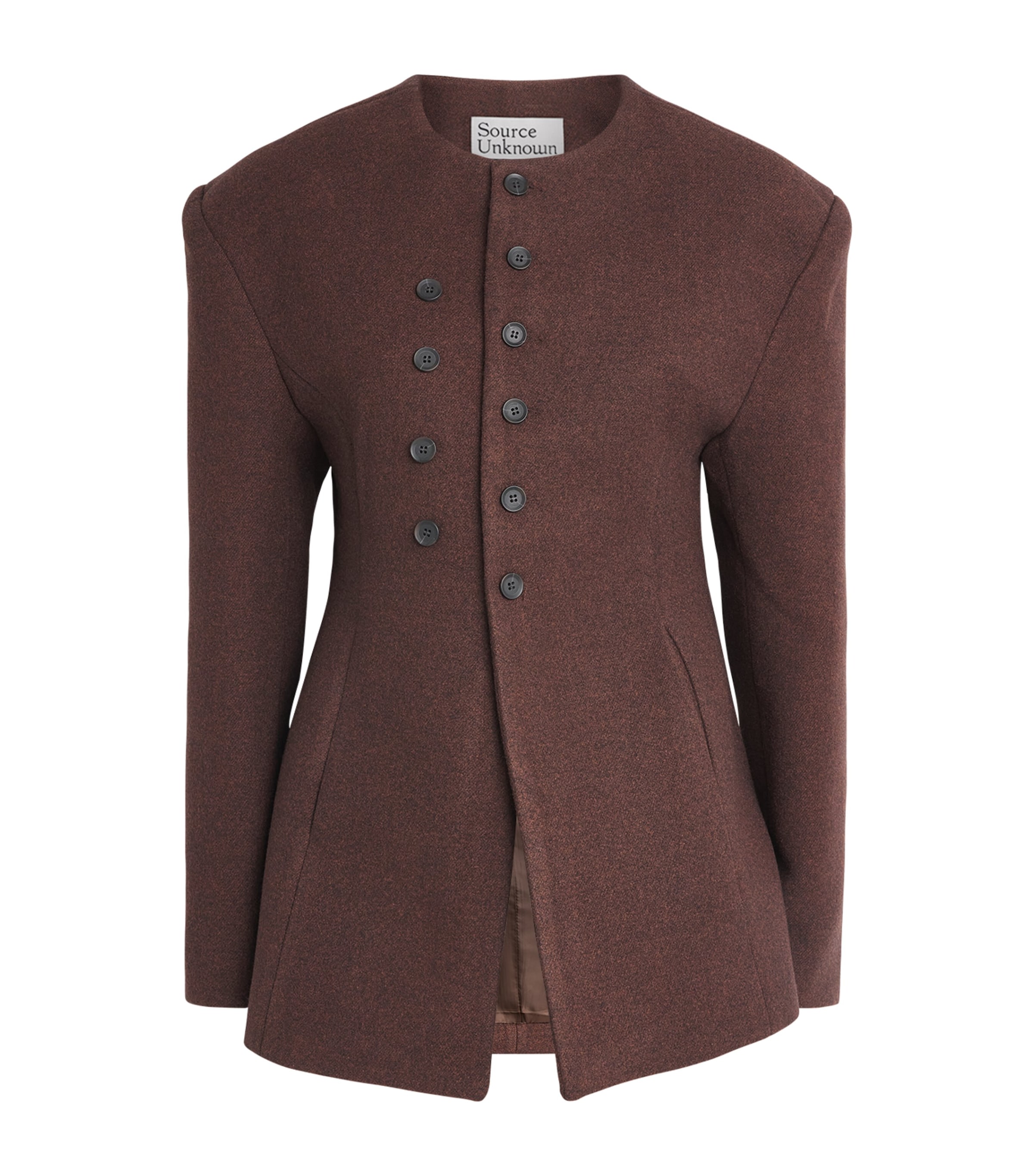 Source Unknown Womens Banton Double-Breasted Jacket Br