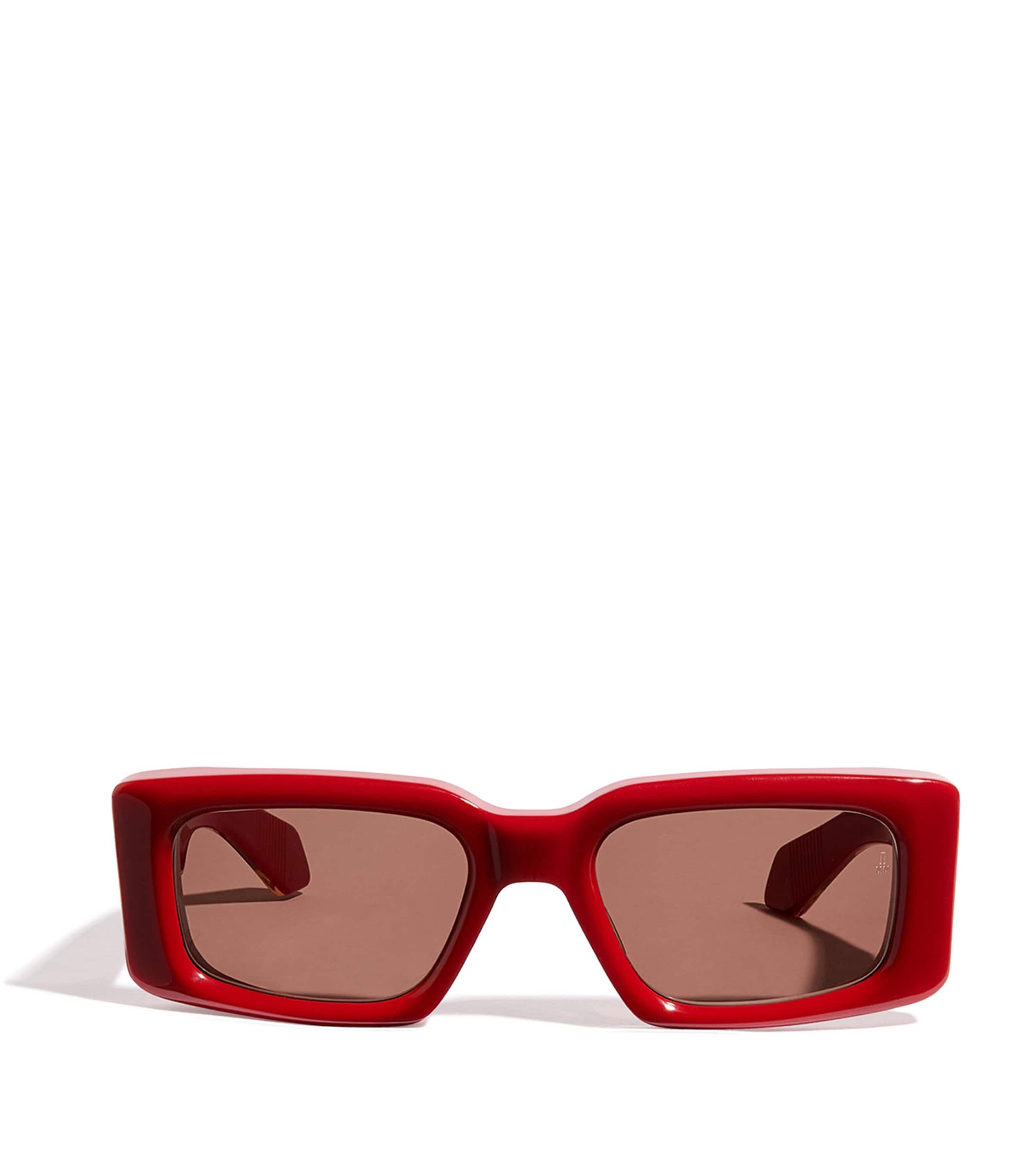 Jacques Marie Mage Acetate Supersonic Sunglasses Vermillion