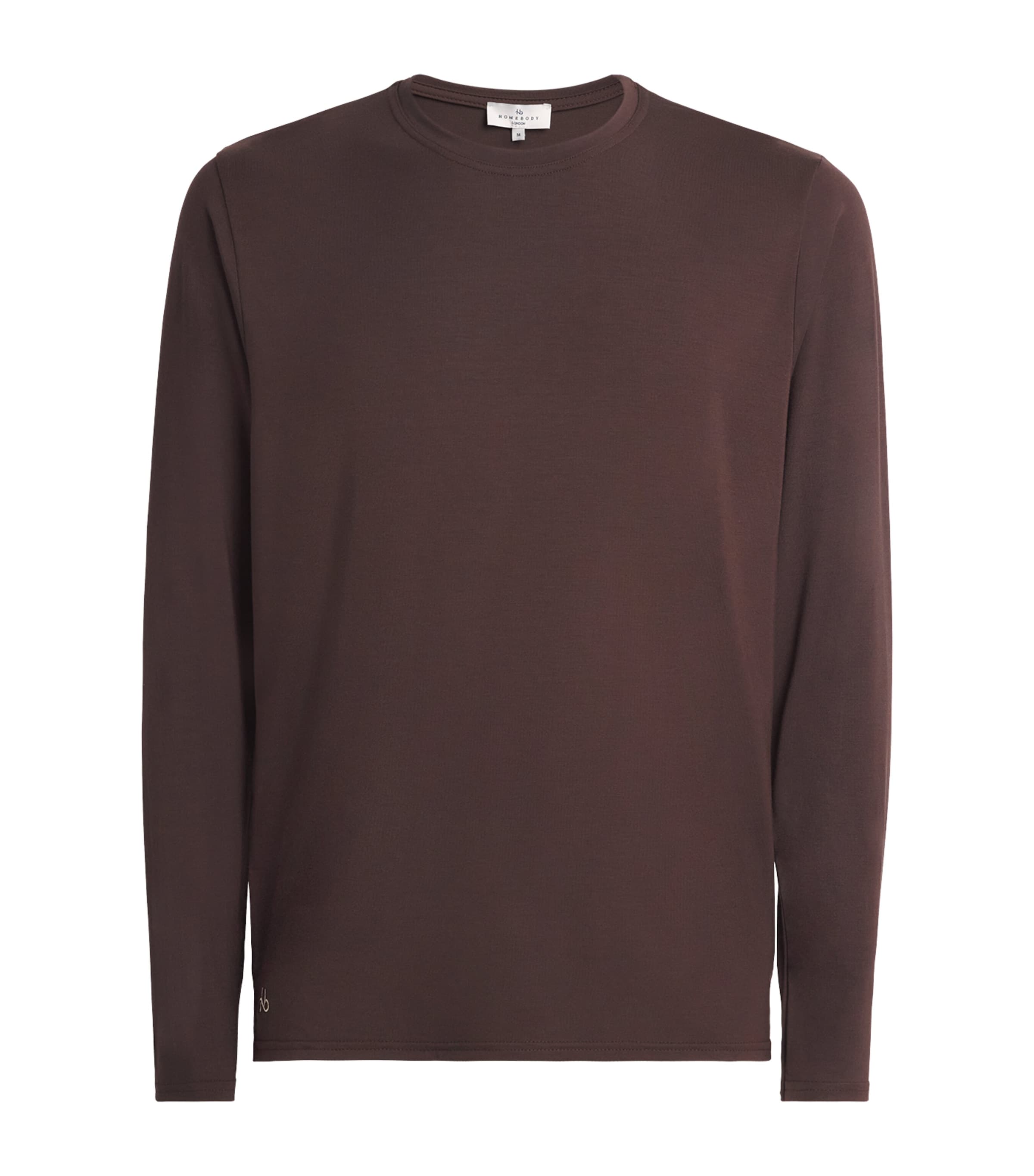 Homebody Mens Long-Sleeve Lounge T-Shirt Coffee Bean