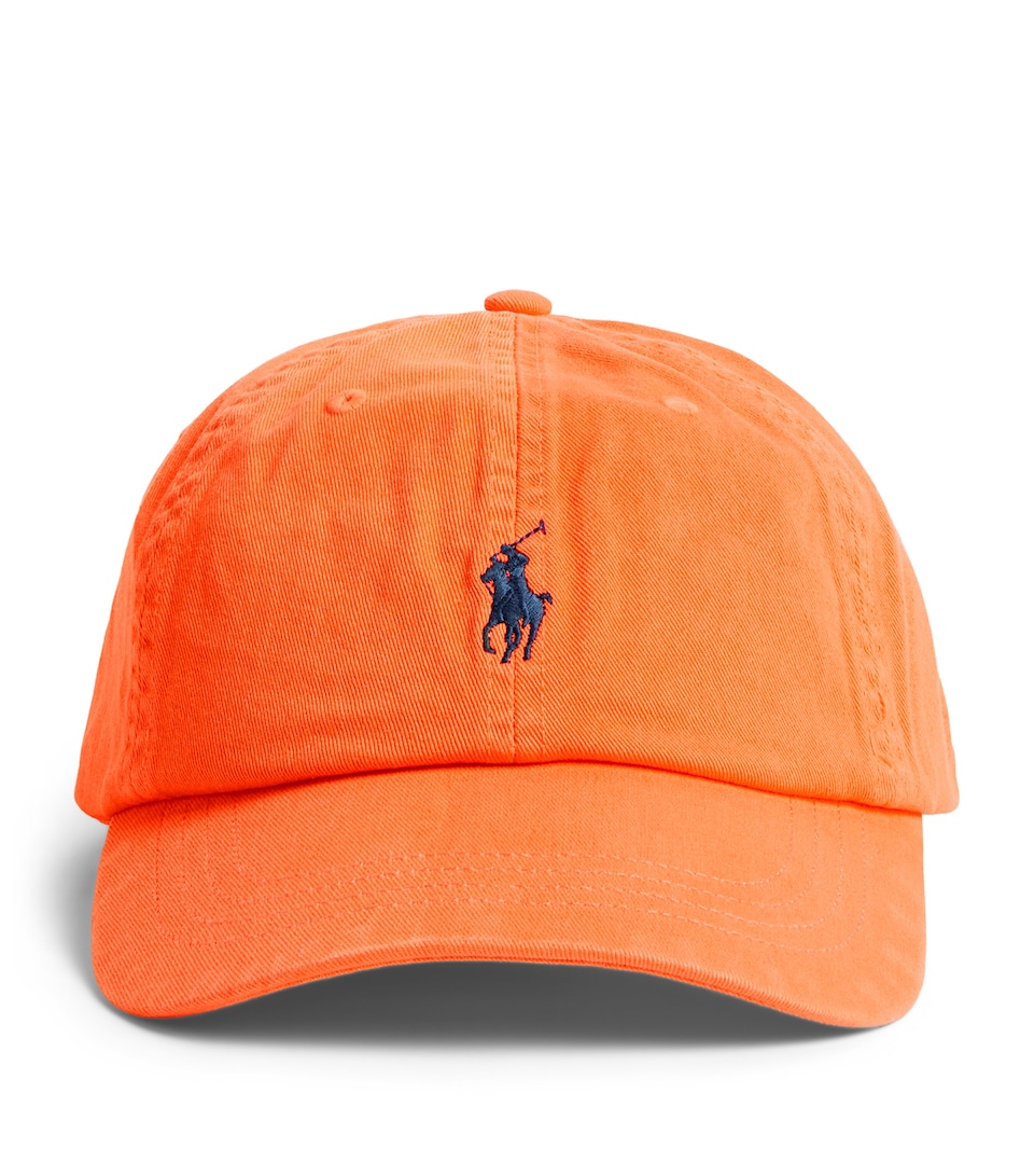 Polo Ralph Lauren Cotton Polo Pony Baseball Cap Resort Orange