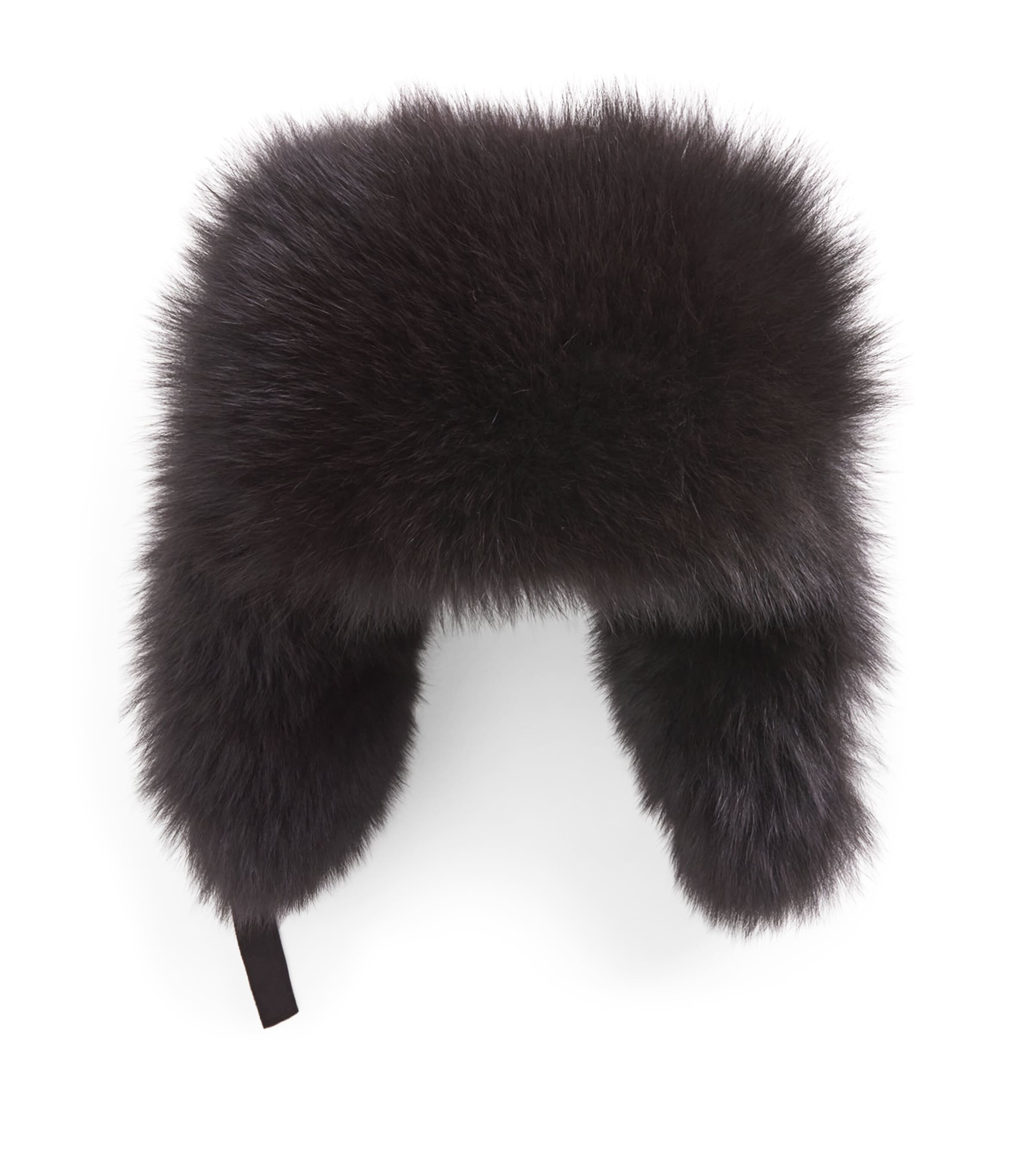 Yves Salomon Down Fur-Trim Chapka Hat