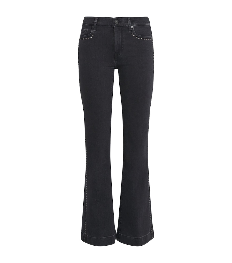 Studded Tailorless Dojo Flared Jeans