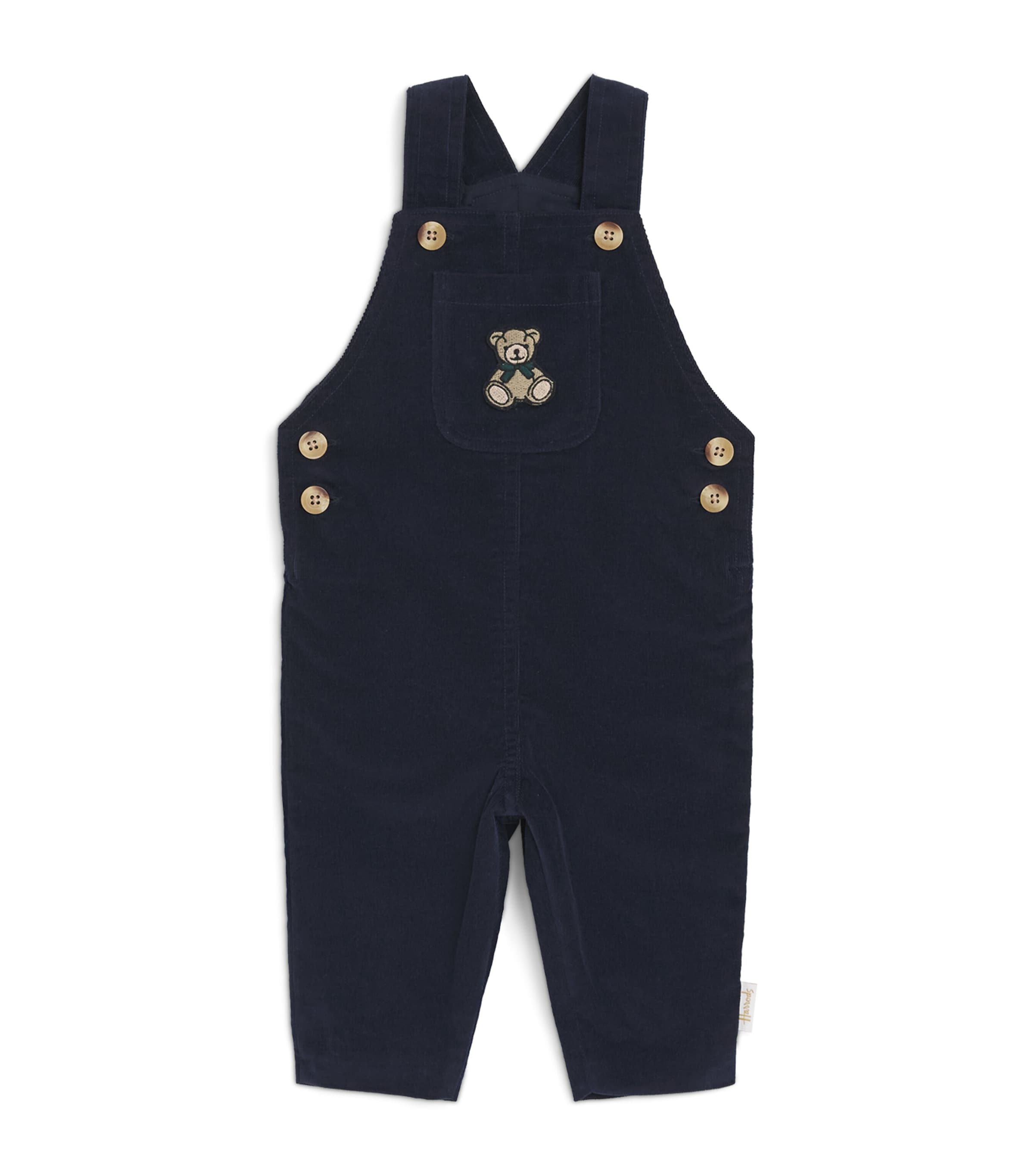 Harrods Corduroy Dungarees (0-18 Months) Navy