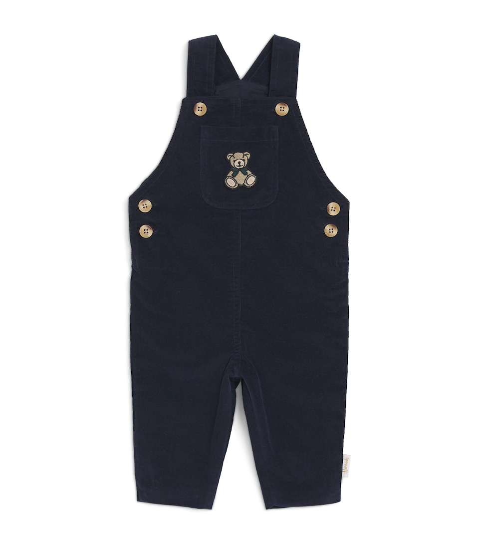 Harrods Corduroy Dungarees (0-18 Months) Navy