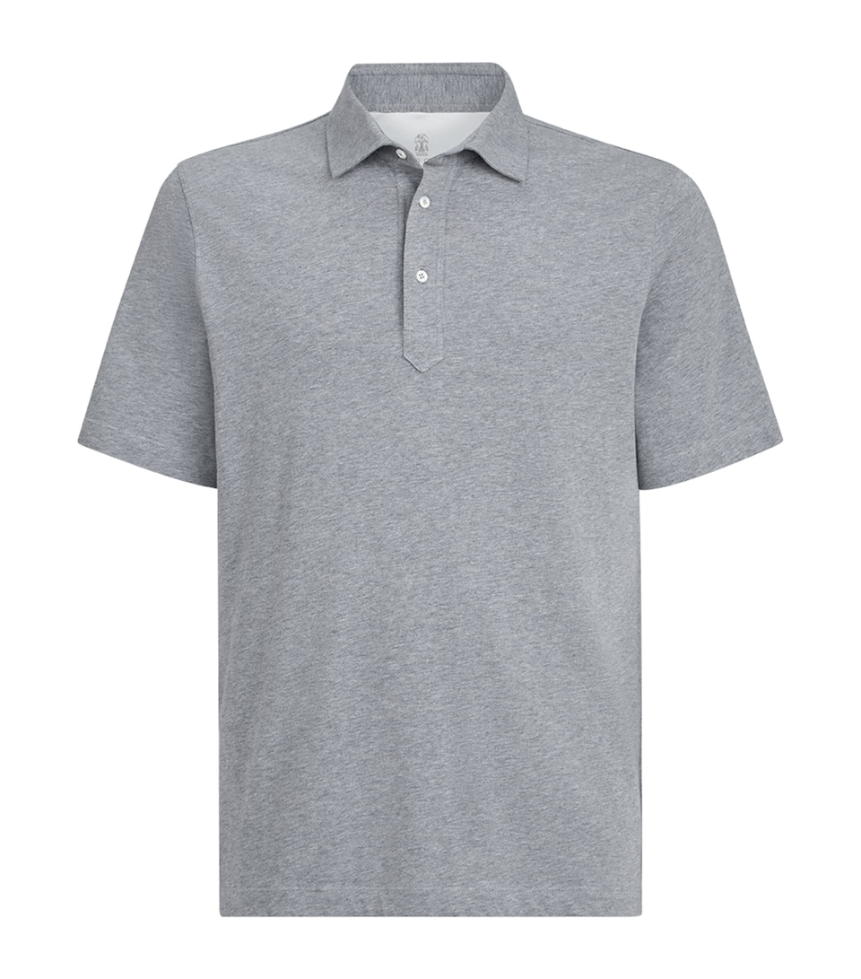 Brunello Cucinelli Mens Cotton Polo Shirt