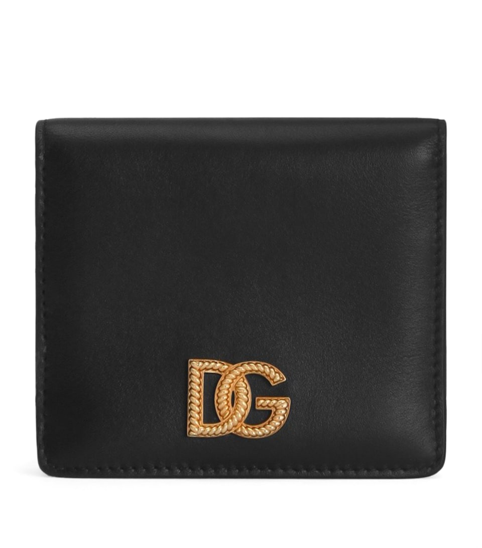 Leather DG Millennials Bifold Wallet
