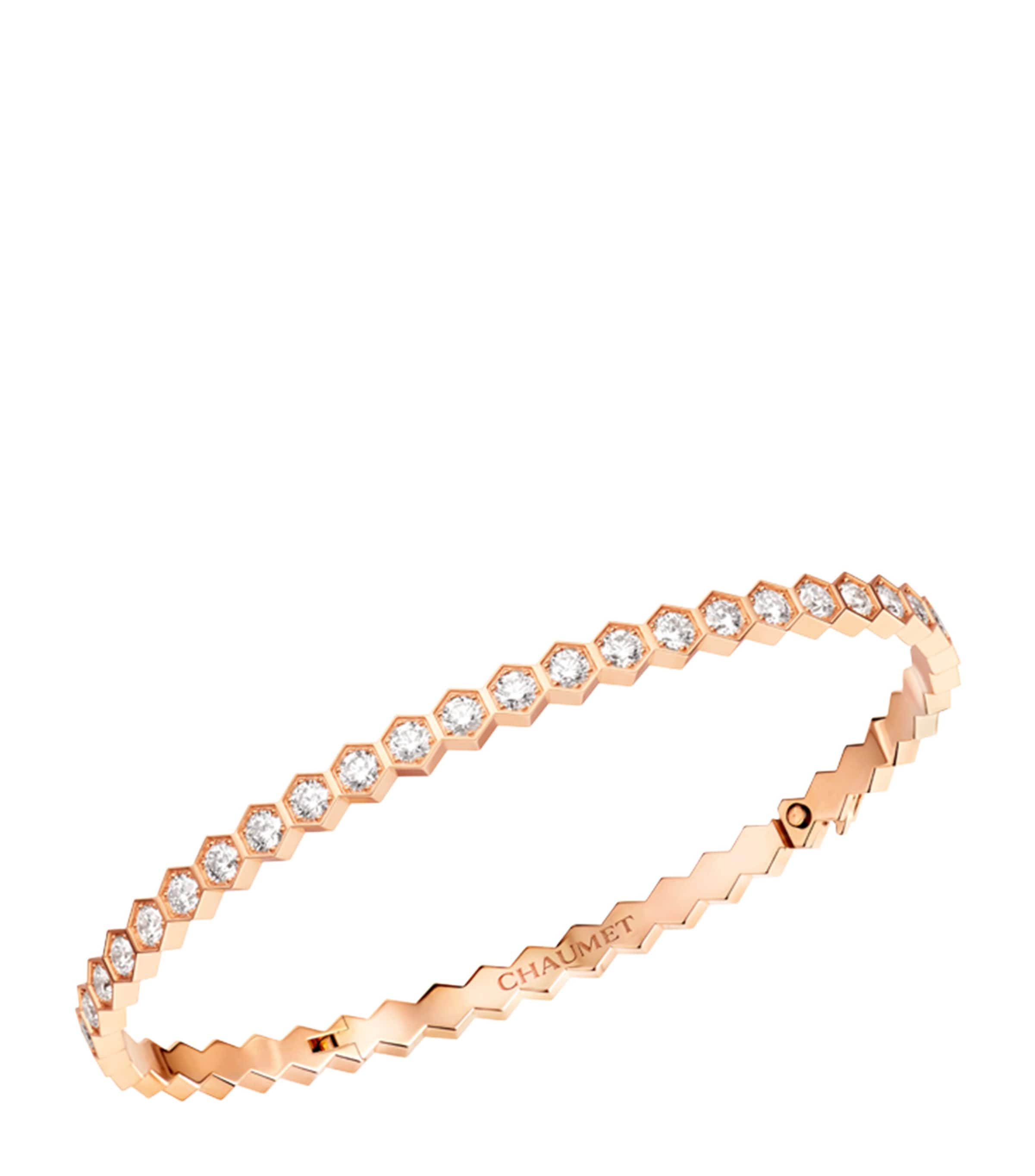 Rose Gold and Diamond Bee de Chaumet Bangle