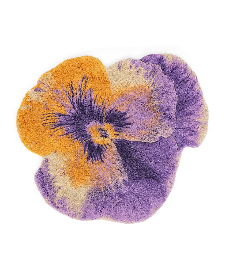 Abyss & Habidecor Egyptian Cotton Pansy Bath Rug (90cm x 100cm) Curcuma