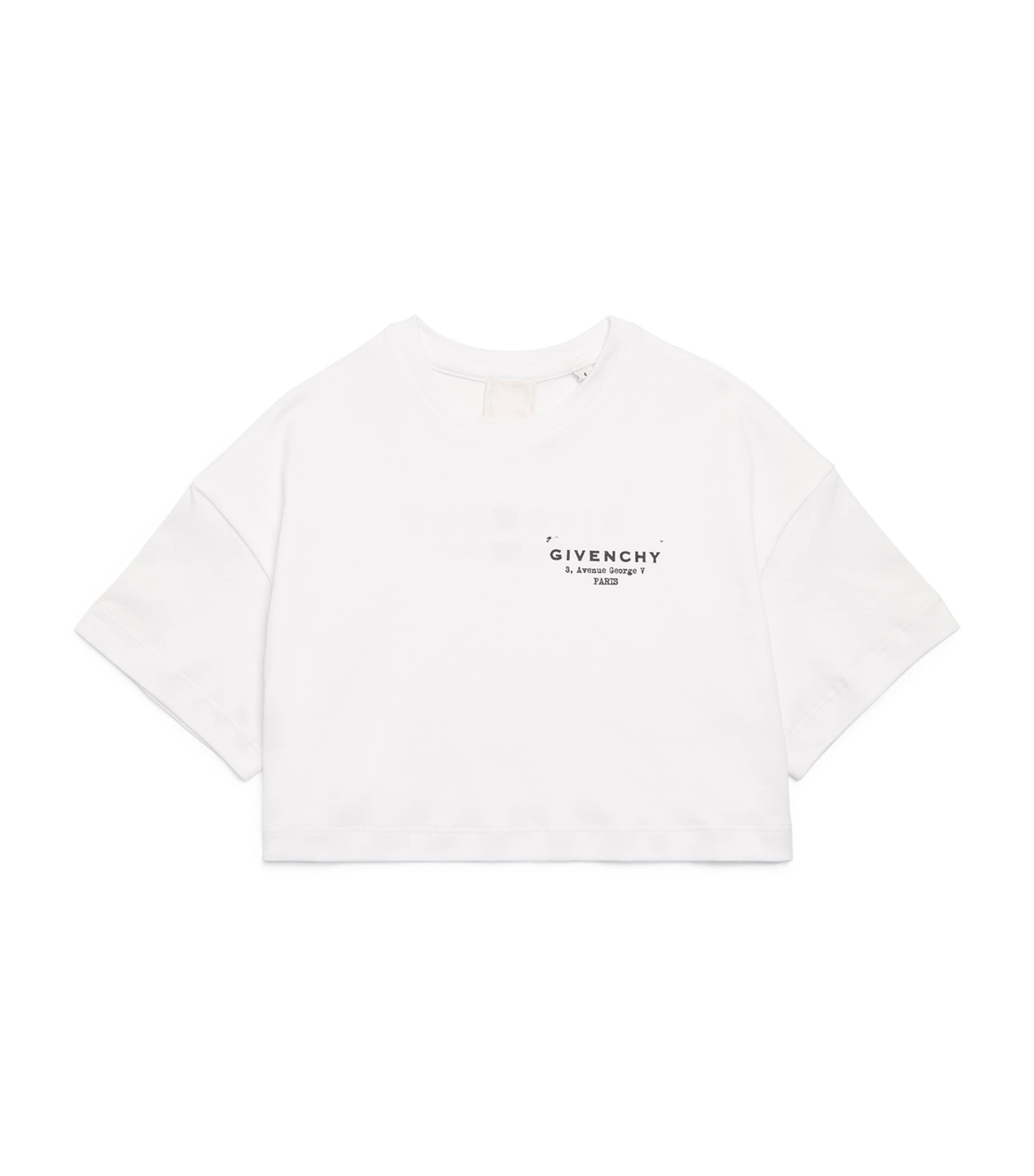 Cotton Cropped Logo T-Shirt (4-12+ Years)