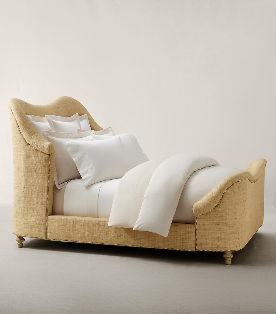 Ralph Lauren Home Oxford King Fitted Sheet (150cm x 200cm) Linen