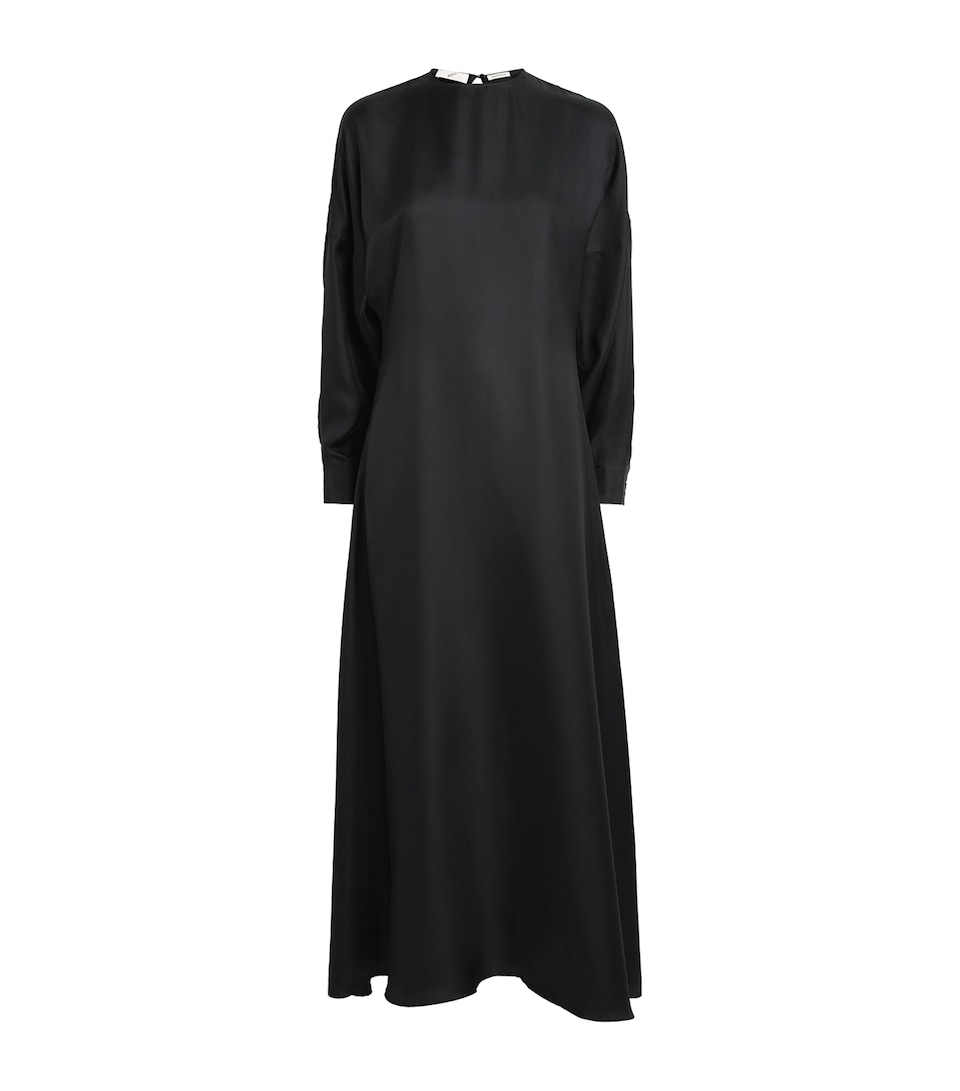 Organic Silk Selene Maxi Dress