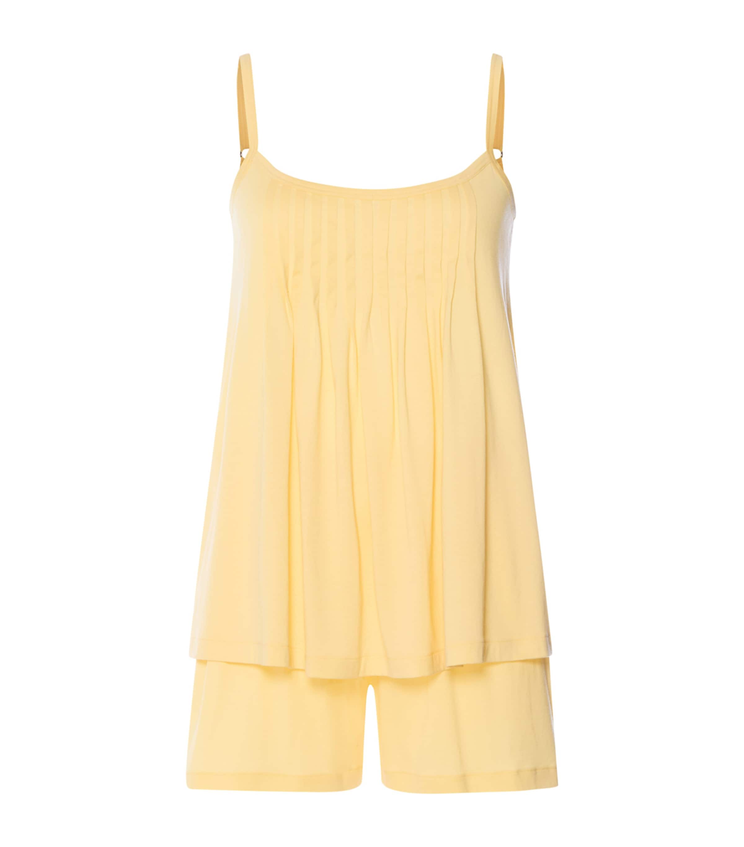 Hanro Womens Cotton Juliet Pyjama Set Vanilla Highlight