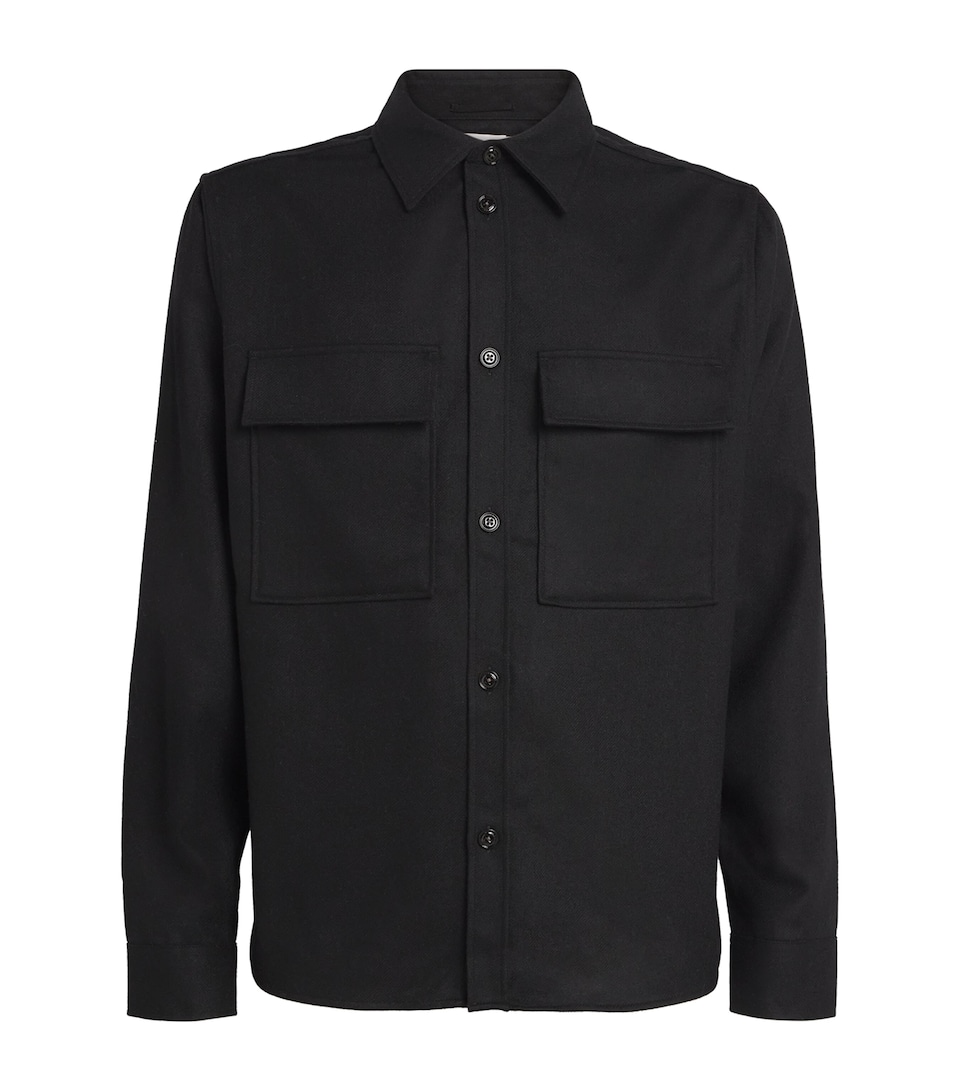 Wool-Blend Overshirt