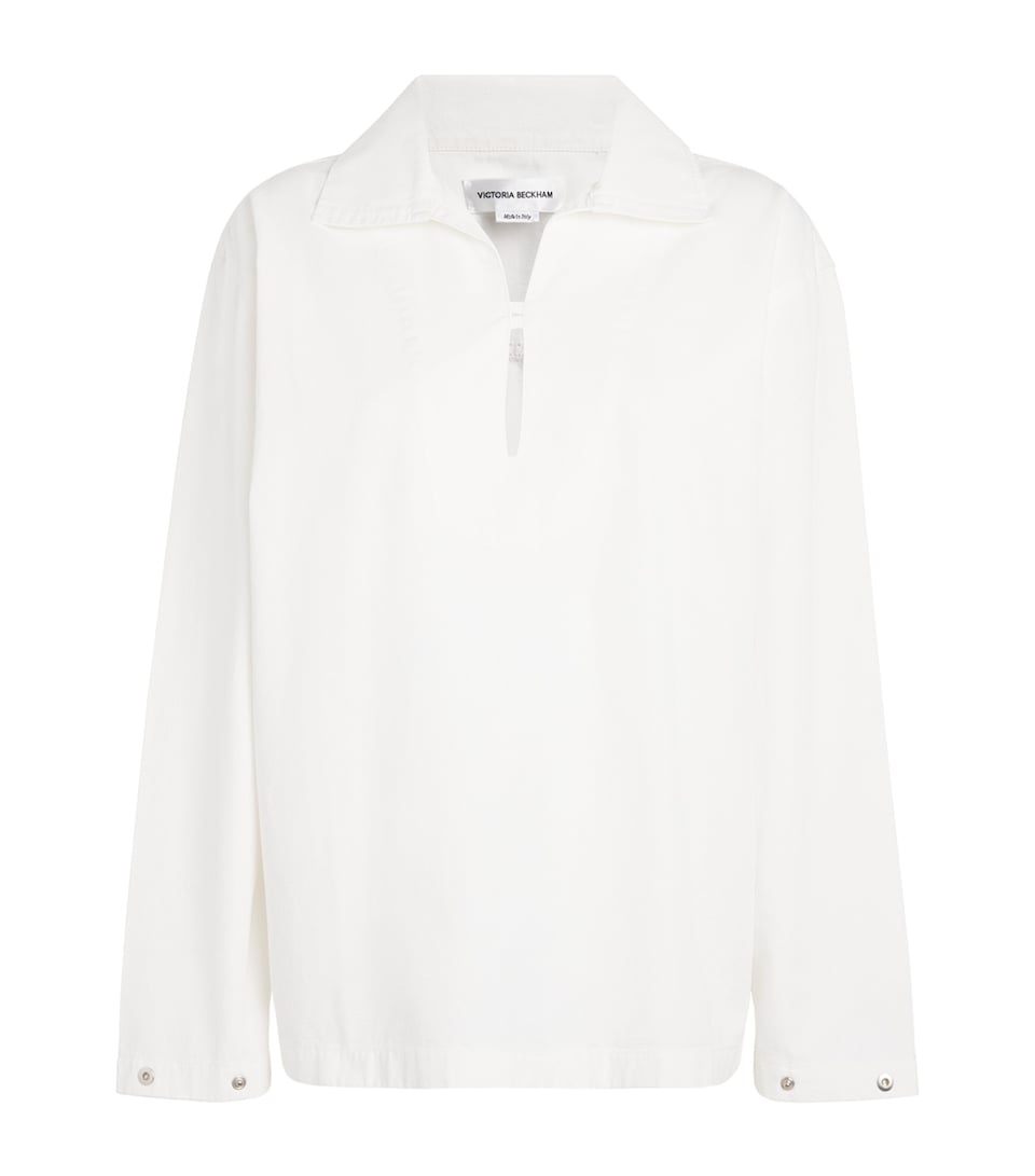 Cotton Tab-Detail Top