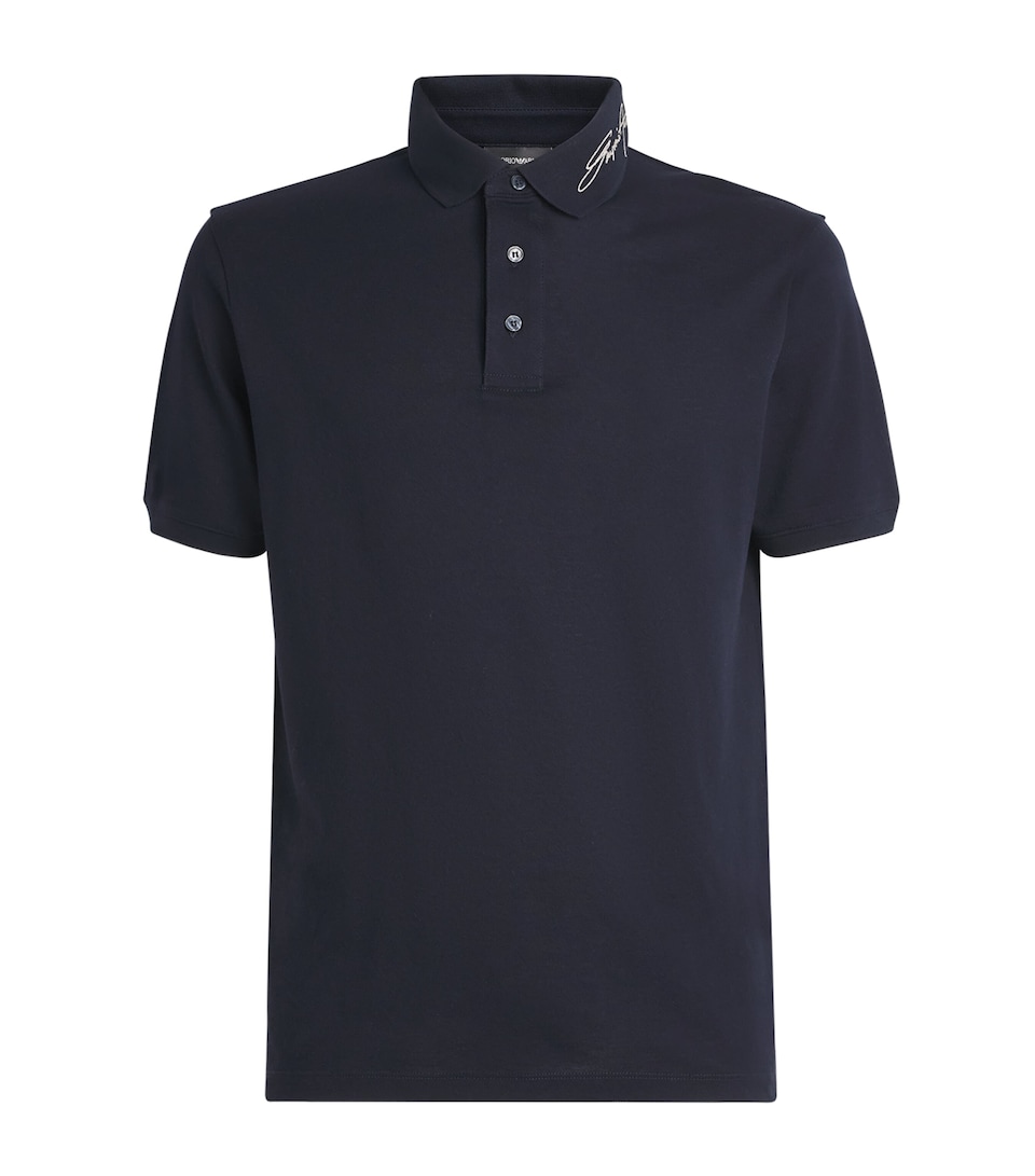 Cotton Piqué Signature Polo Shirt