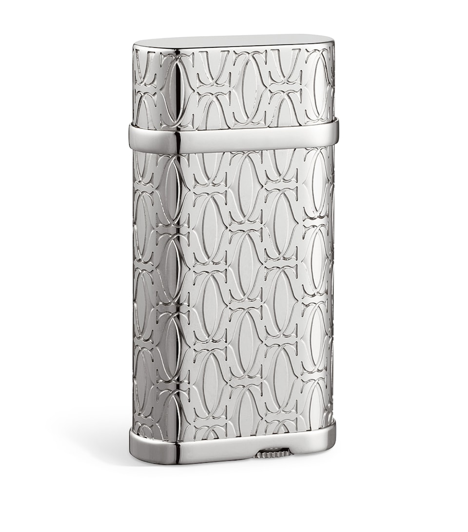 Palladium Double C de Cartier Lighter