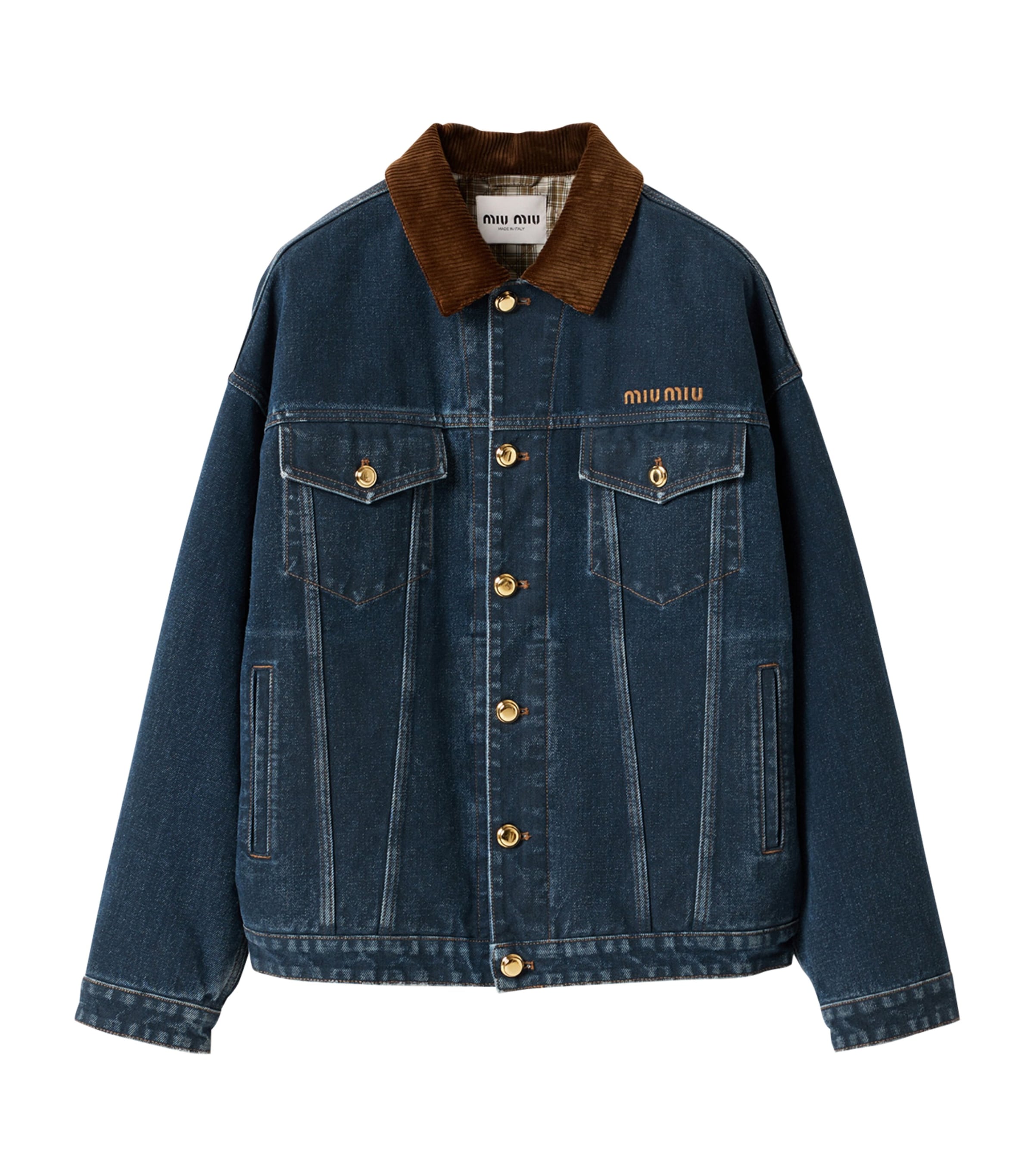 Denim Blouson Jacket