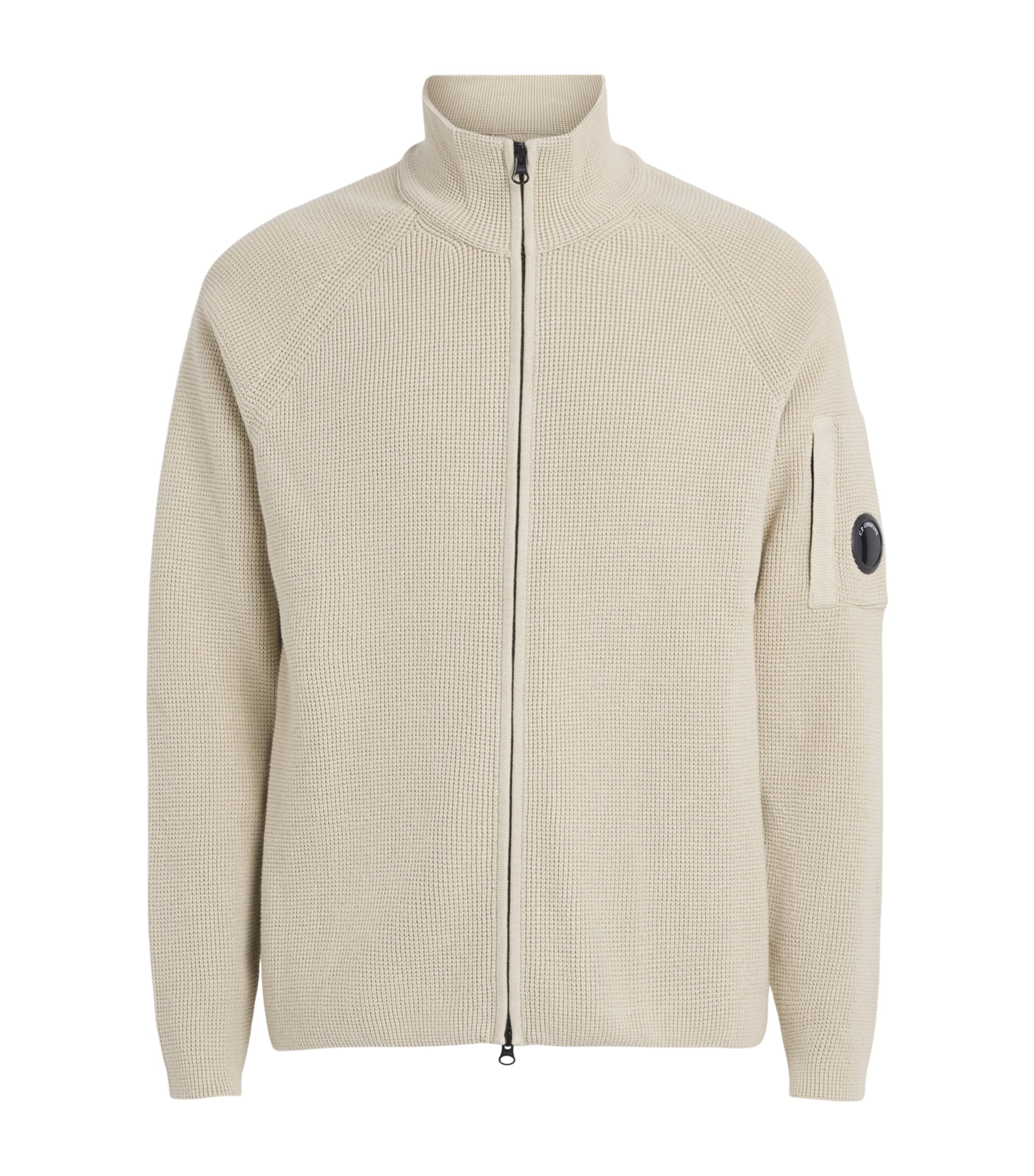 C.P. Company Mens Knit Zip-Up Cardigan