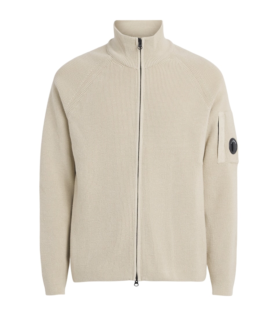 C.P. Company Mens Knit Zip-Up Cardigan