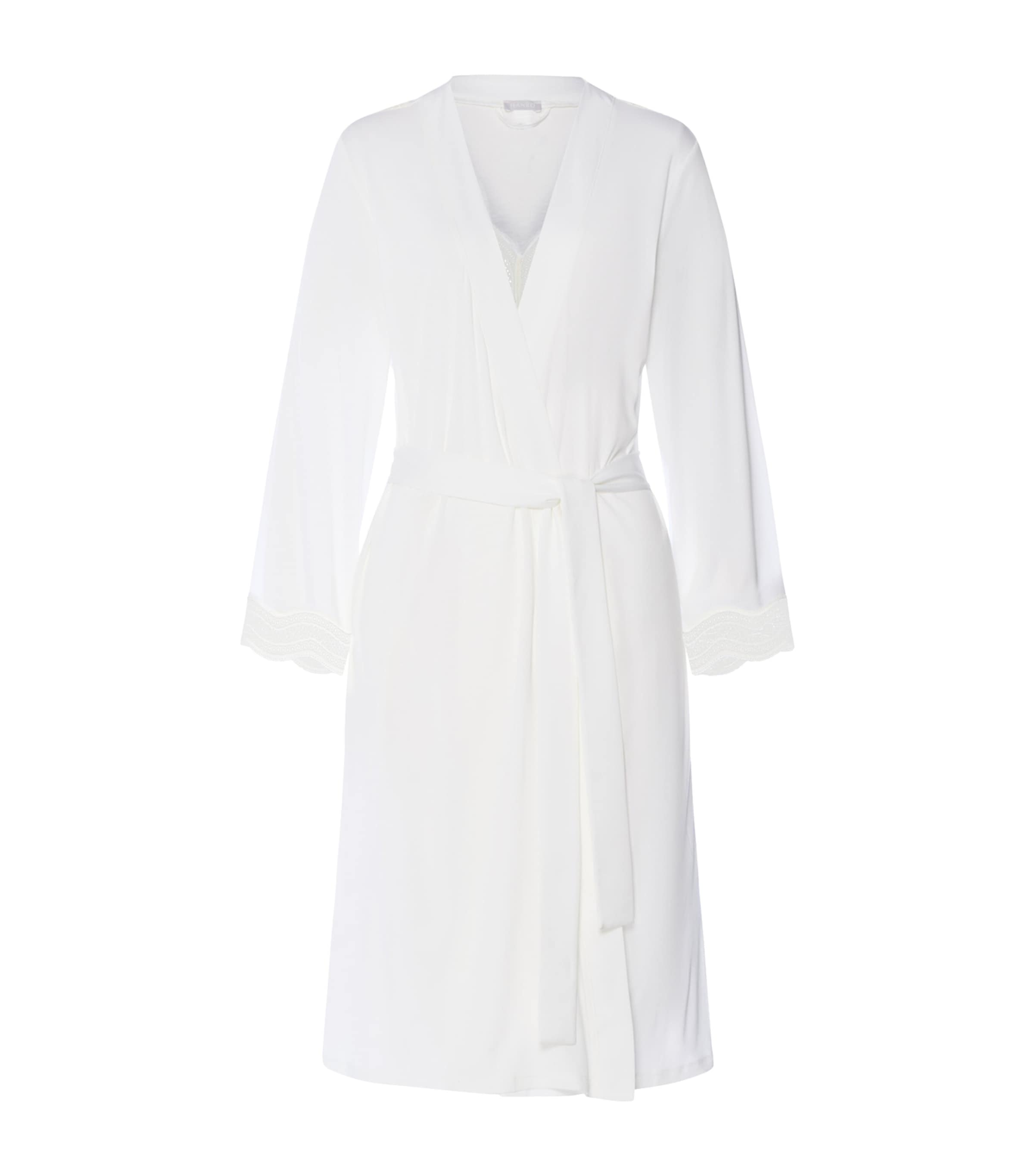 Modal Lace-Trim Robe