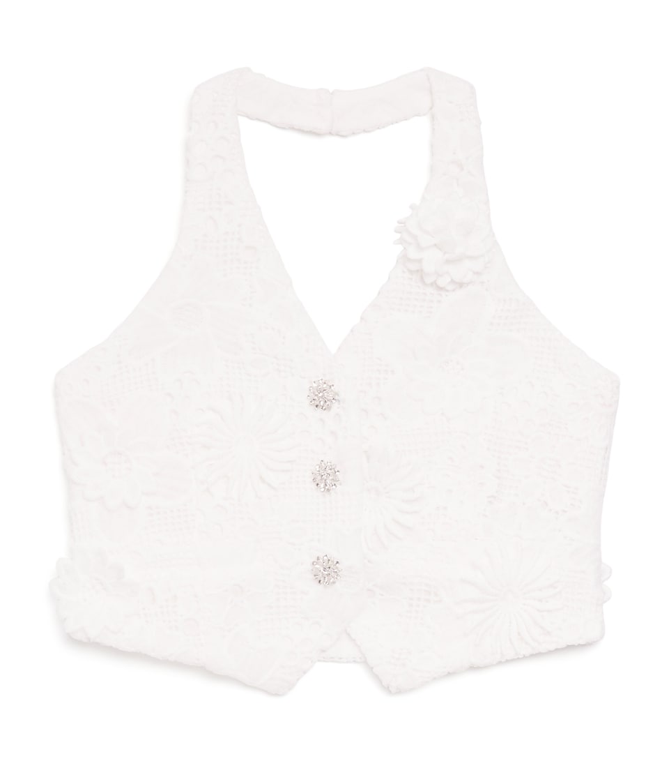 Crocheted Lucinda Halterneck Top (2-16 Years)