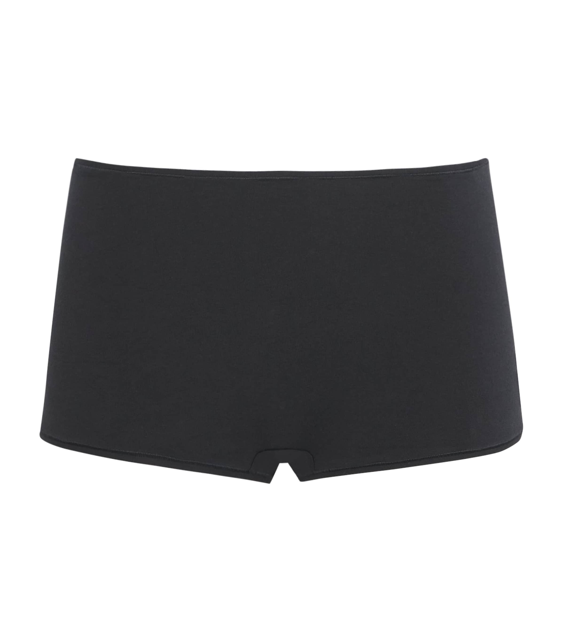 Skims Womens Everyday Cotton Boy Short Briefs Onyx