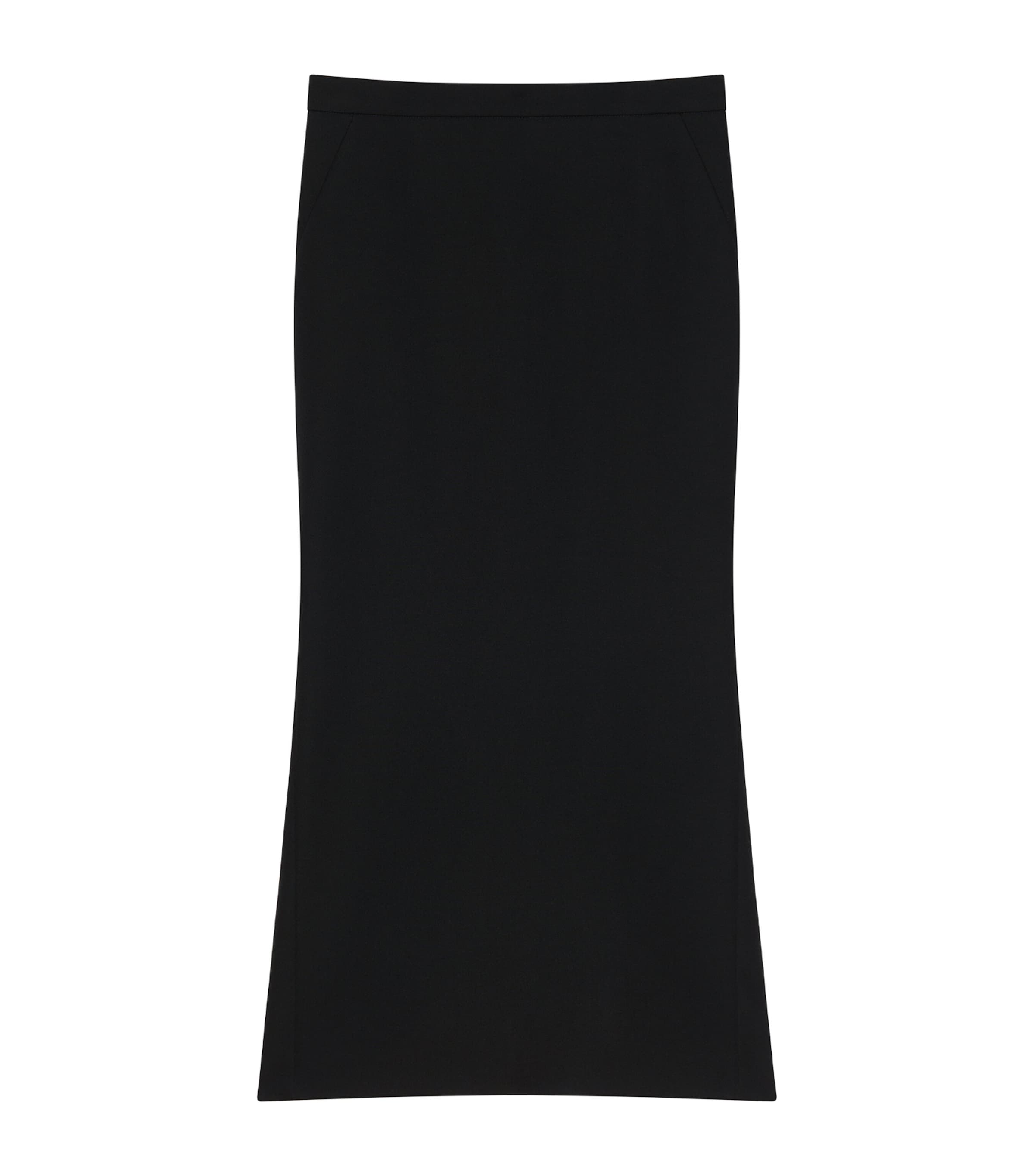 Low-Waist Midi Skirt