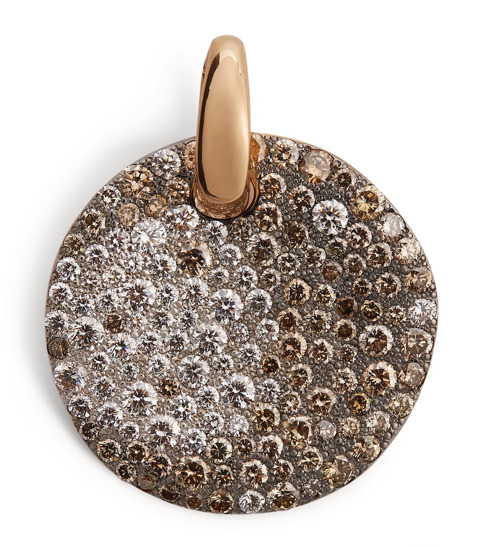 Rose Gold and Mixed Diamond Sabbia Pendant