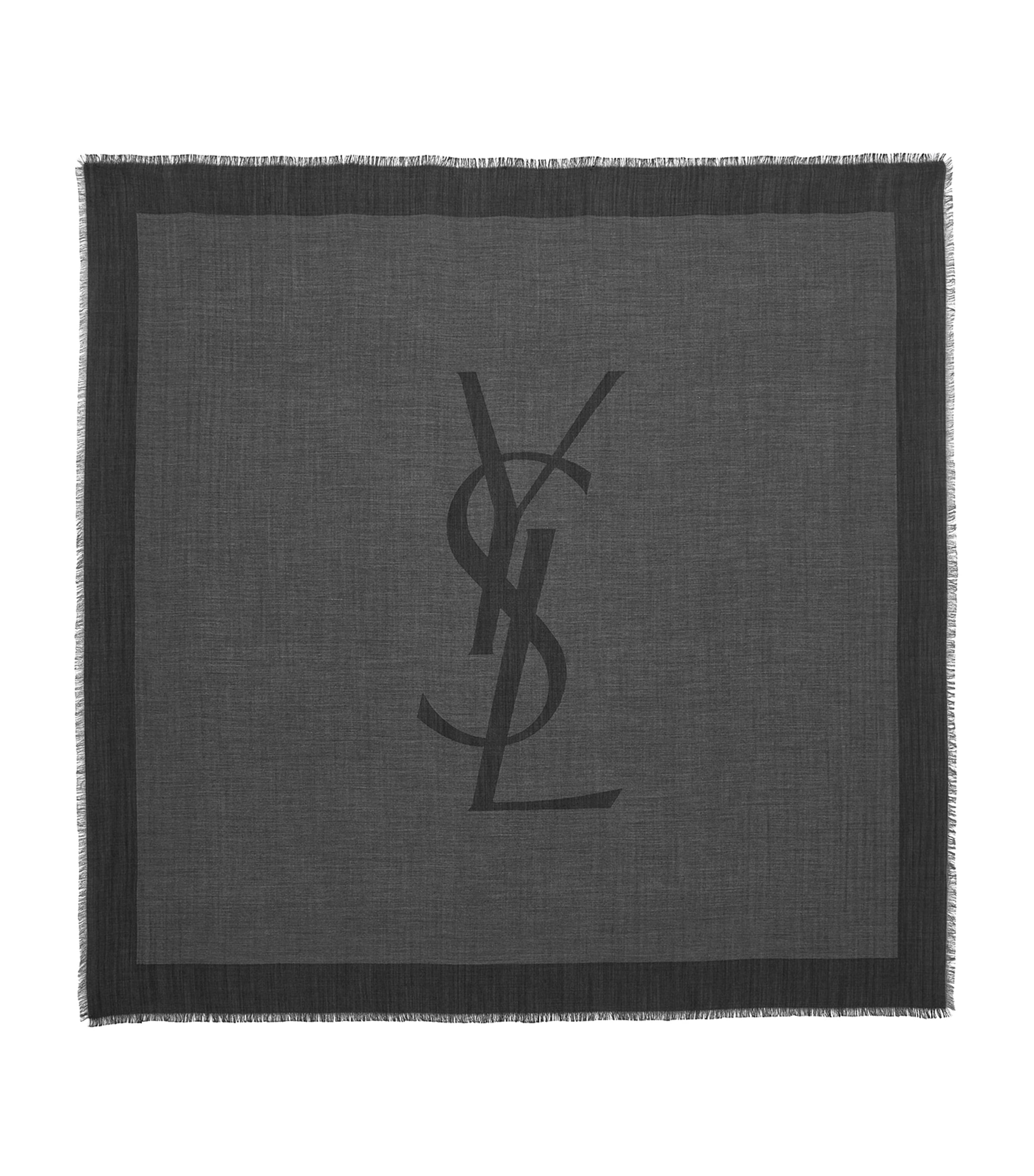 Saint Laurent Cashmere-Silk-Wool Cassandre Scarf