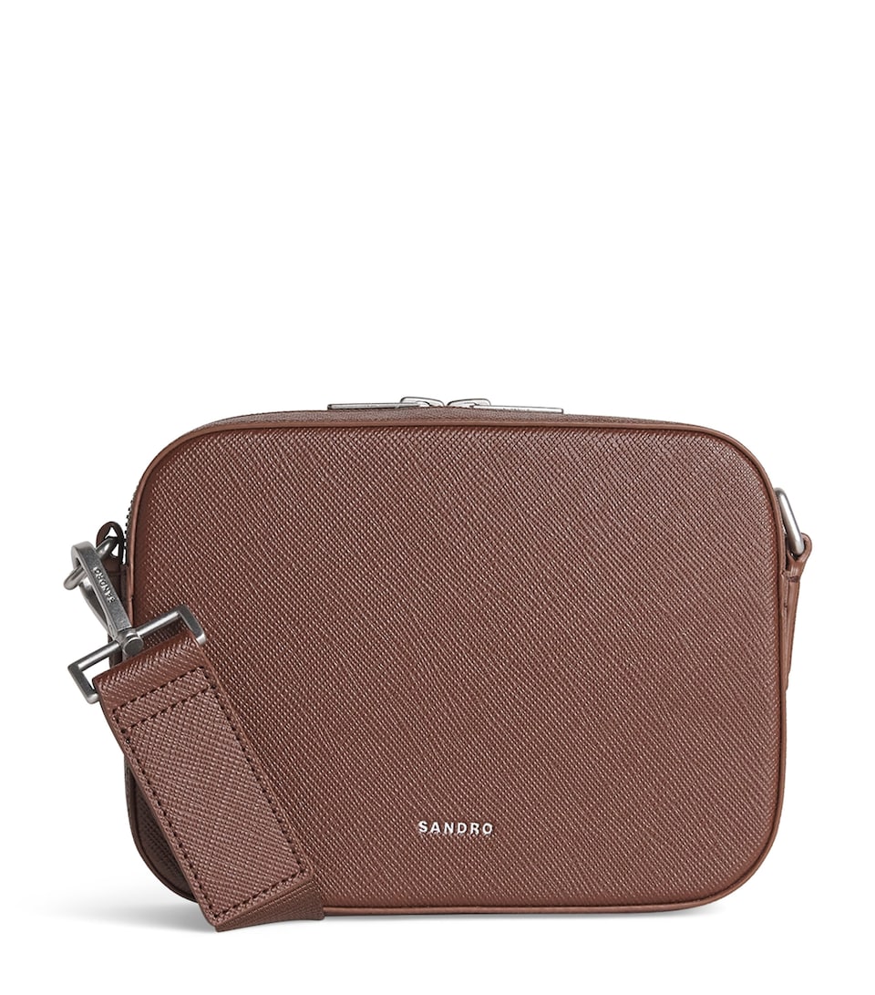 Saffiano Leather Cross-Body Bag