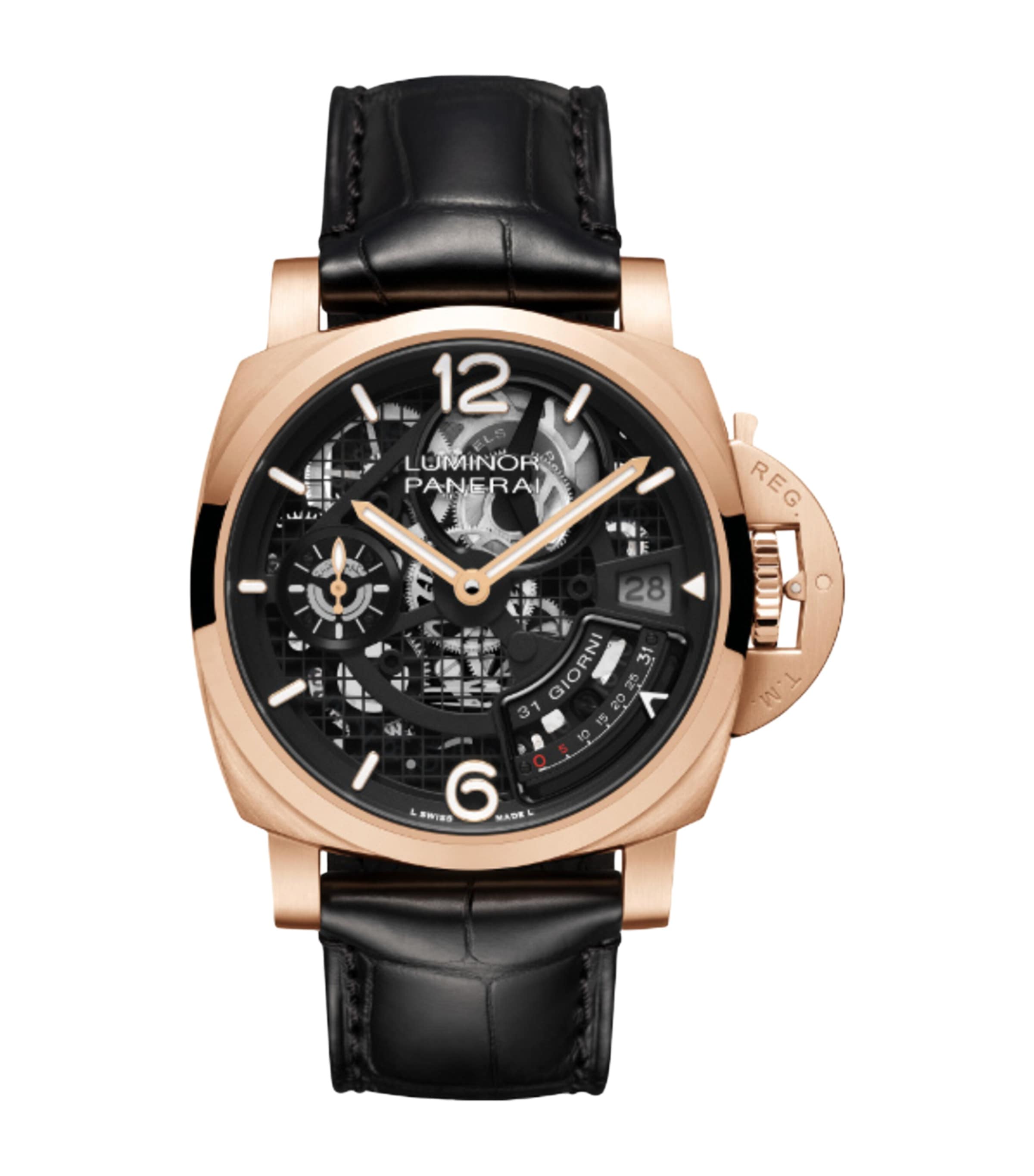 Panerai Goldtech Luminor 31 Giorni Watch 44mm Black