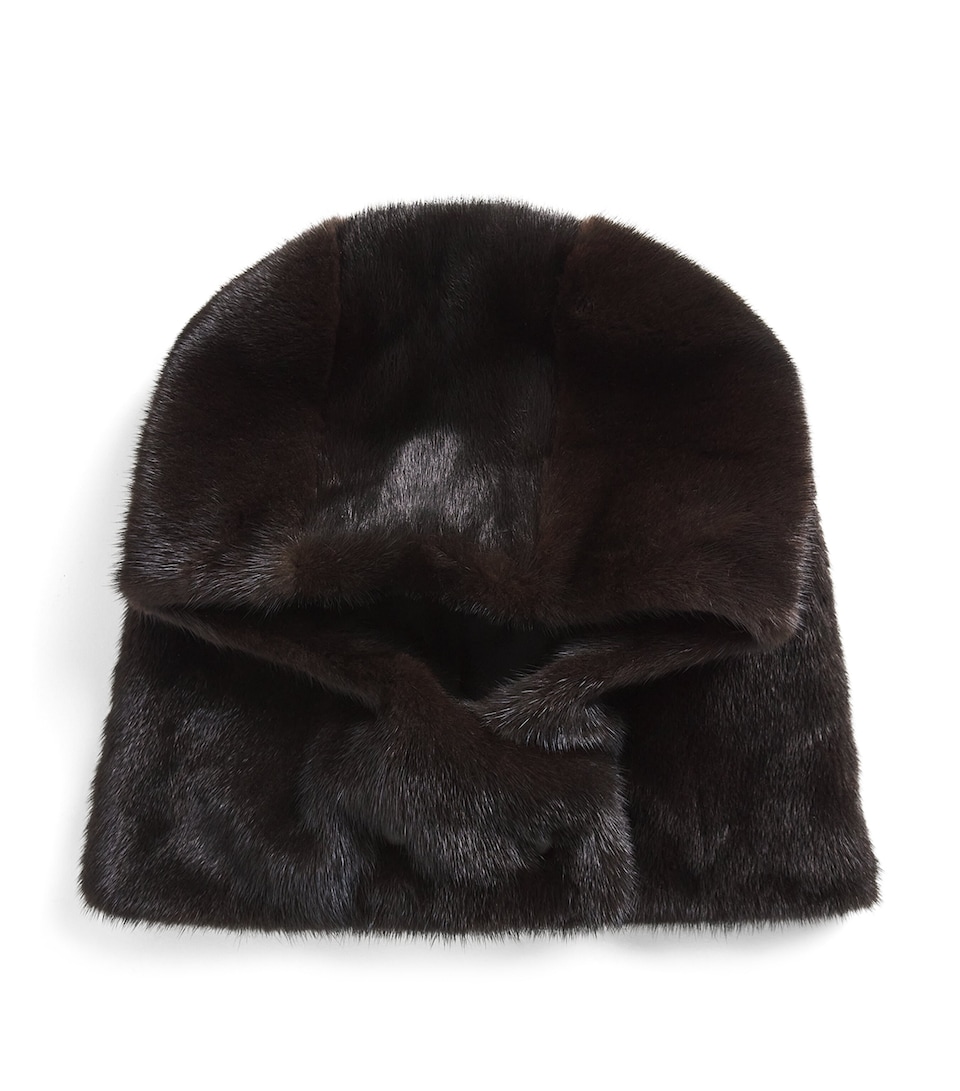Mink Fur Hood