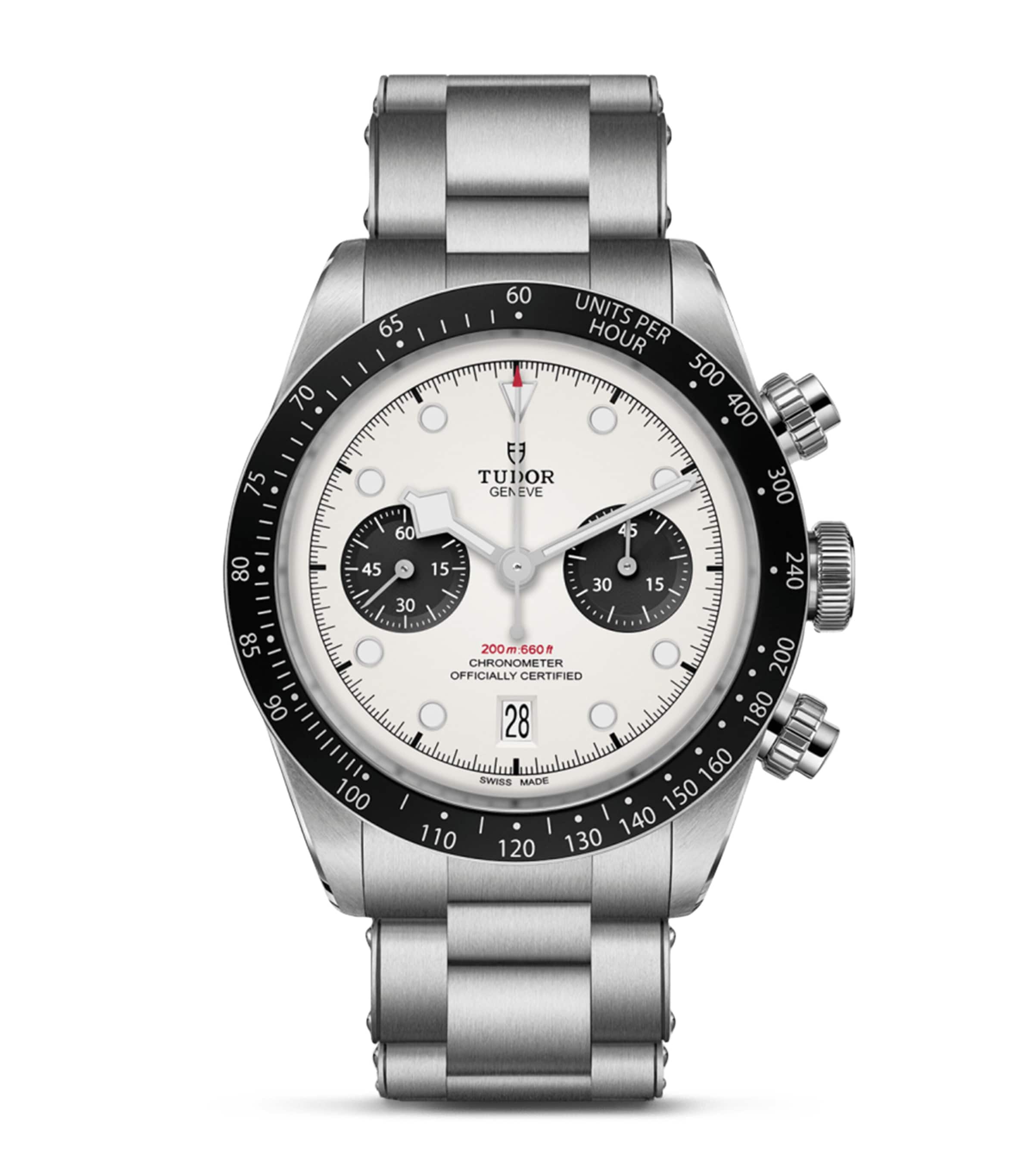 TUDOR Black Bay Chrono Stainless Steel Watch 41mm White