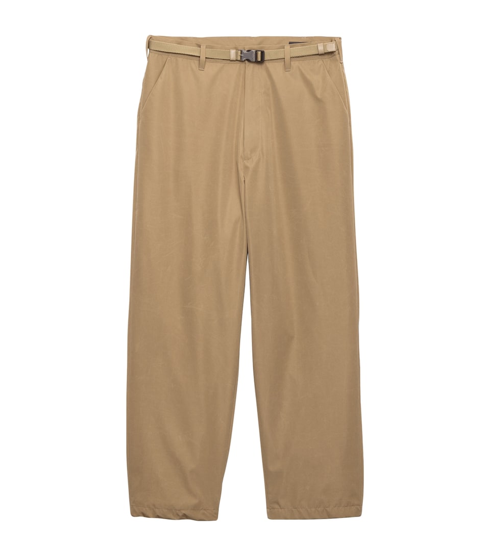 Technical Wide-Leg Trousers