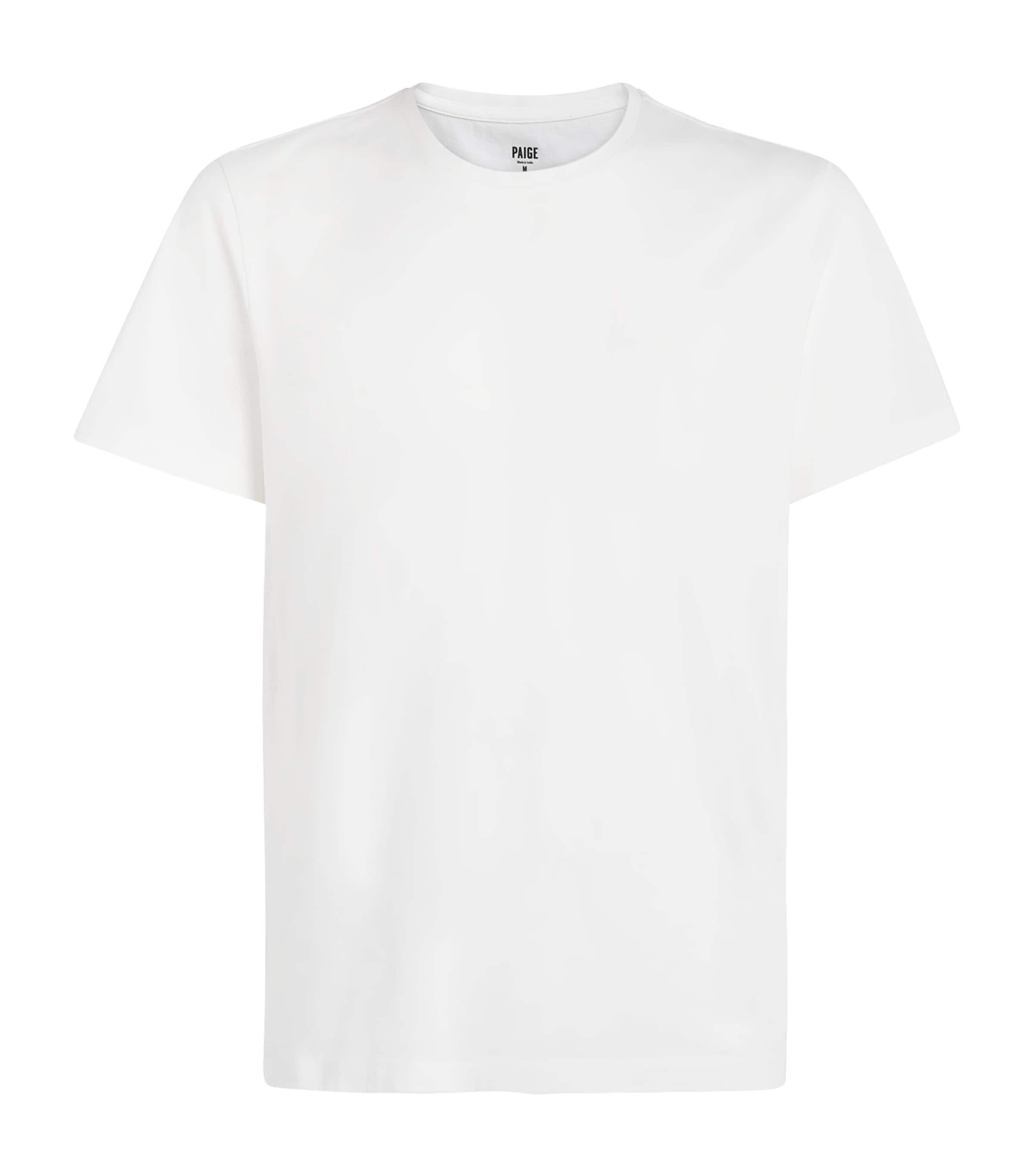 PAIGE Mens Pima Cotton T-Shirt White