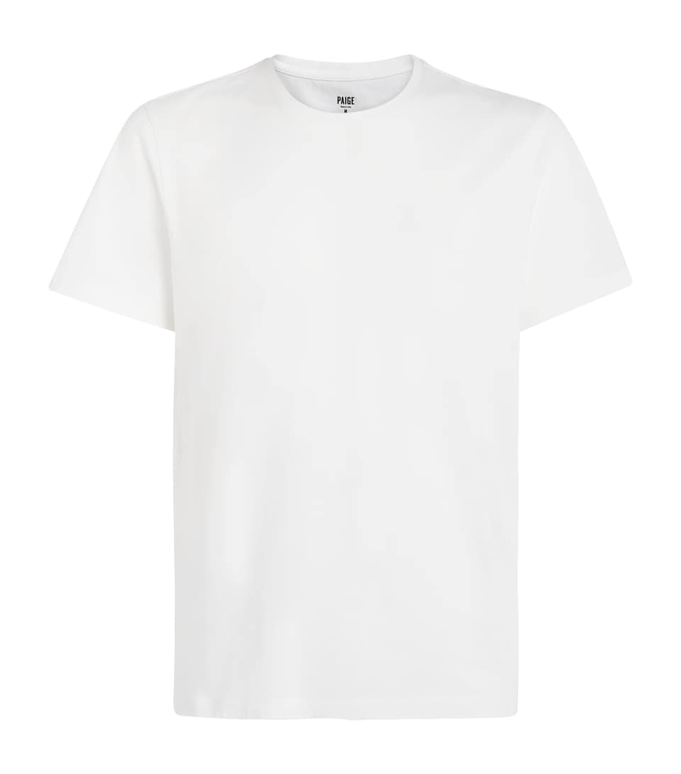 PAIGE Mens Pima Cotton T-Shirt White