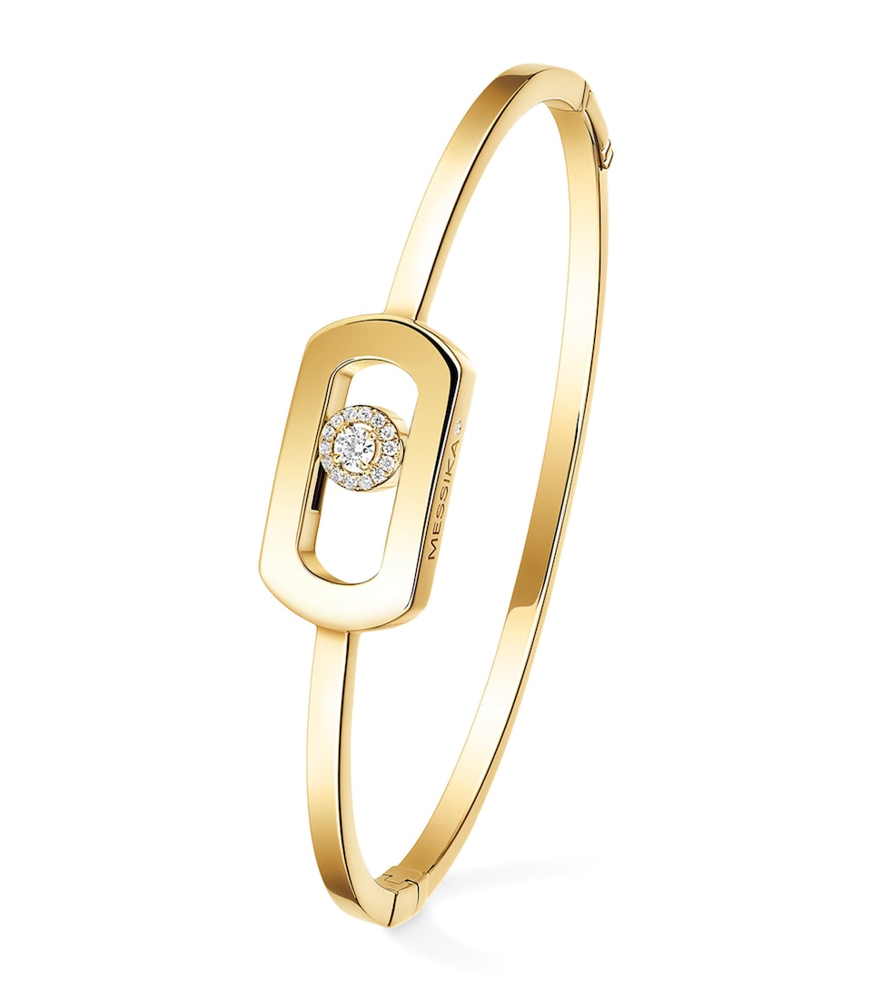Yellow Gold and Diamond So Move Bangle