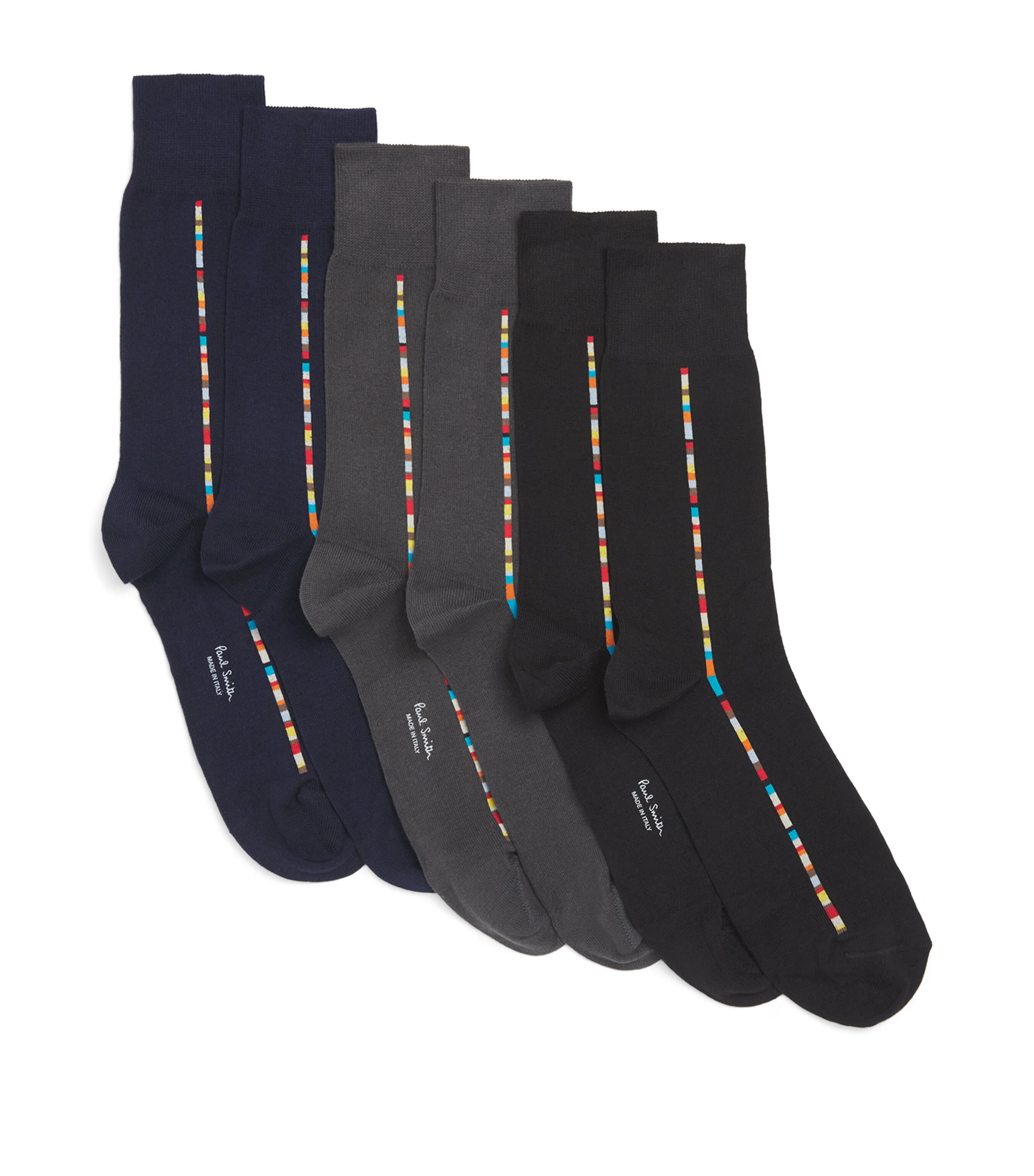 Central Signature Stripe Socks (Pack of 3)