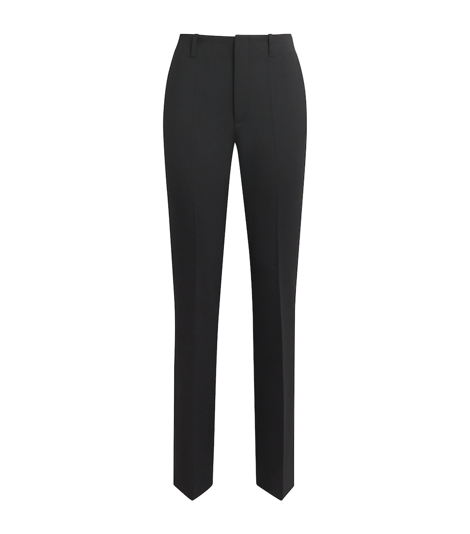Almada Label Womens Straight-Leg Erin Trousers Black