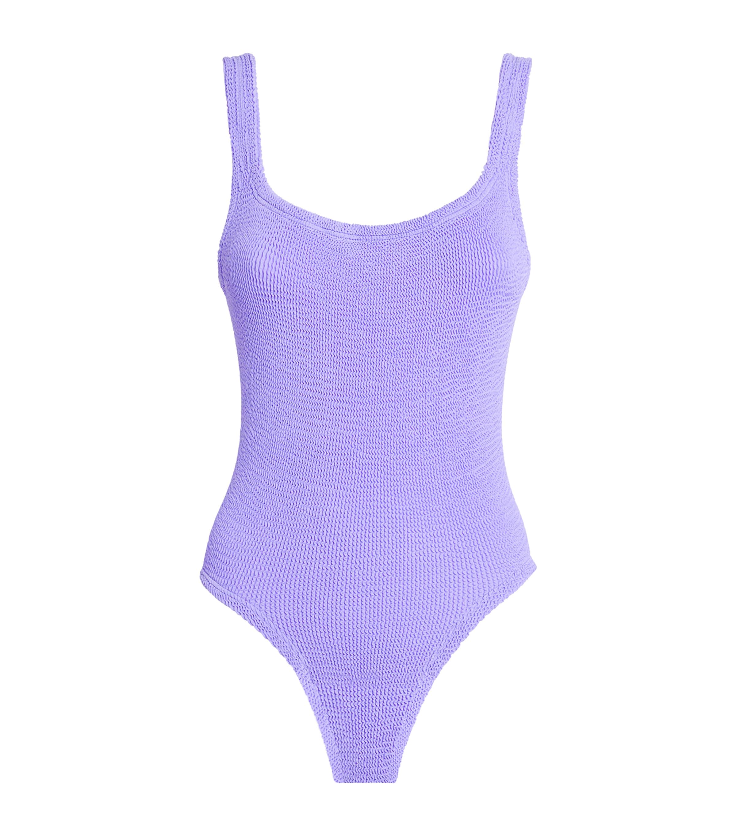Square-Neck Swimsuit