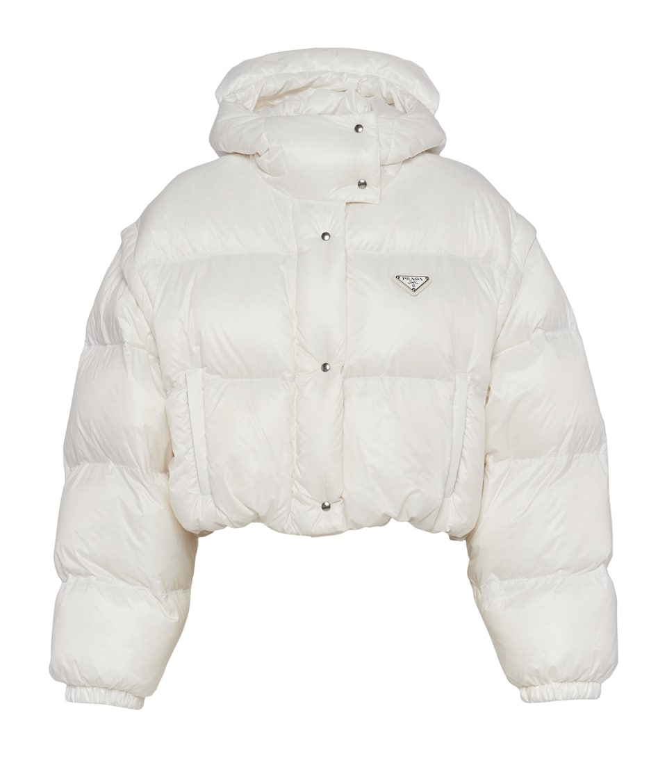 Crop Re-Nylon Puffer Jacket