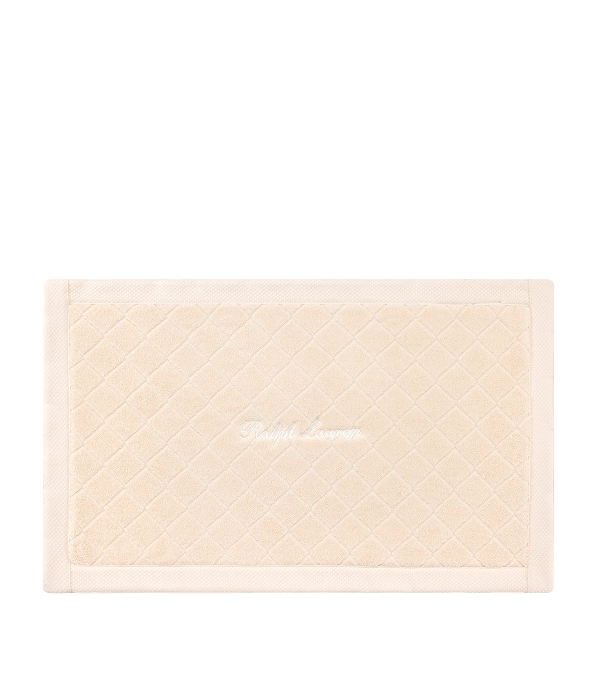 Ralph Lauren Home Dulaney Bath Mat (50cm x 80cm) Ecru