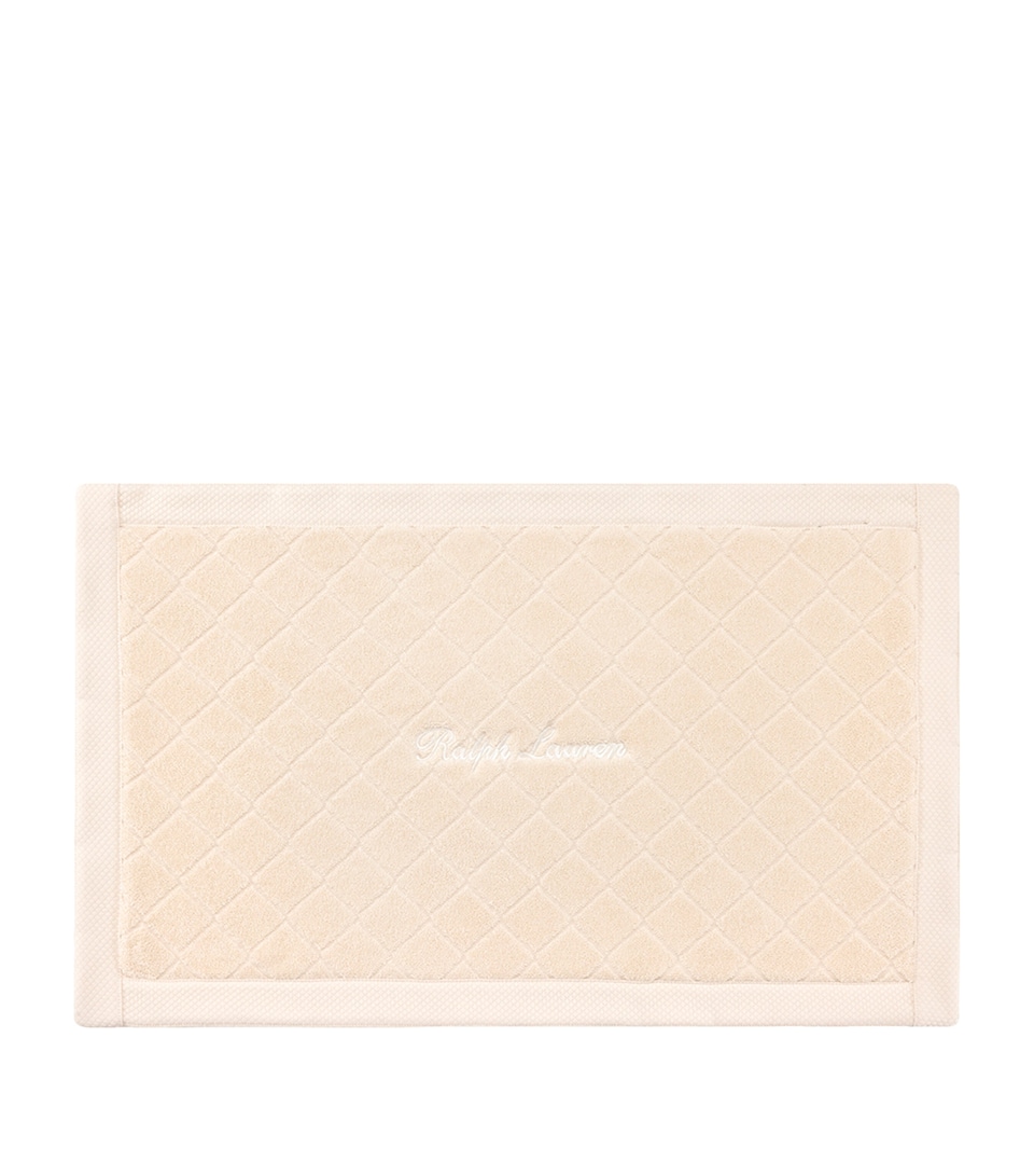 Ralph Lauren Home Dulaney Bath Mat (50cm x 80cm) Ecru