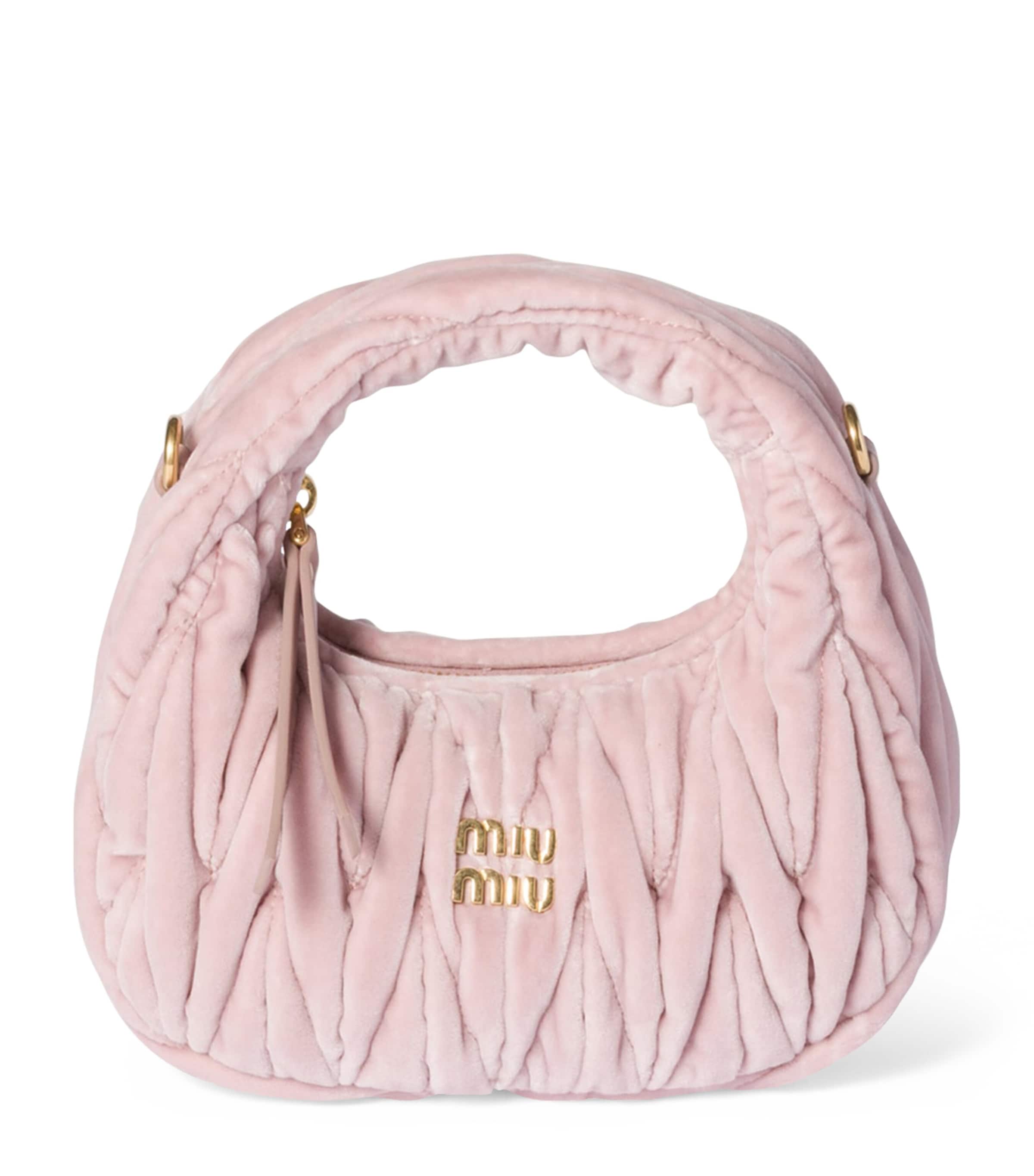 Mini Velvet Wander Top-Handle Bag