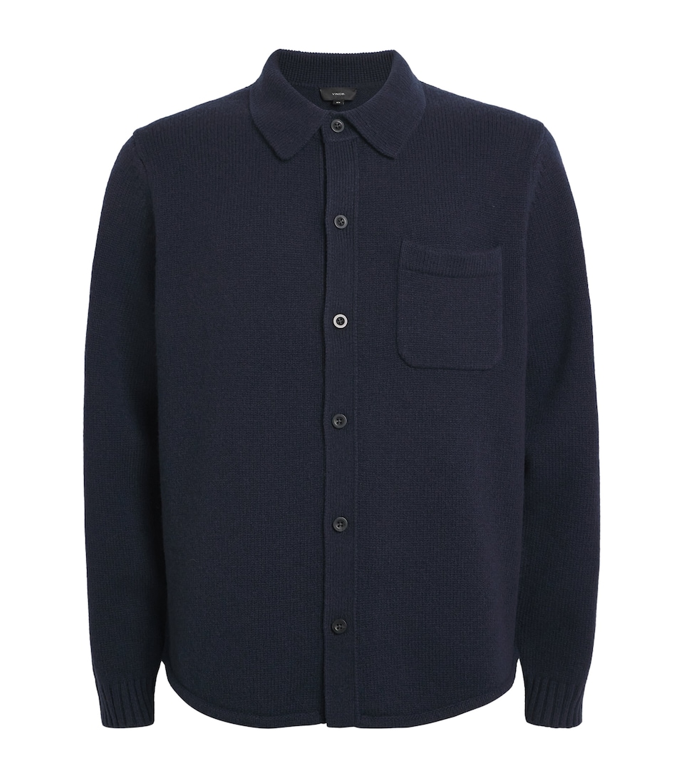 Wool Chest Pocket Cardigan