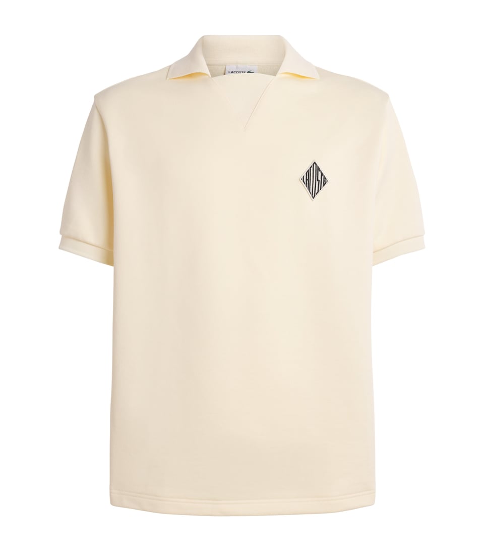 Jersey Open-Collar Polo Shirt
