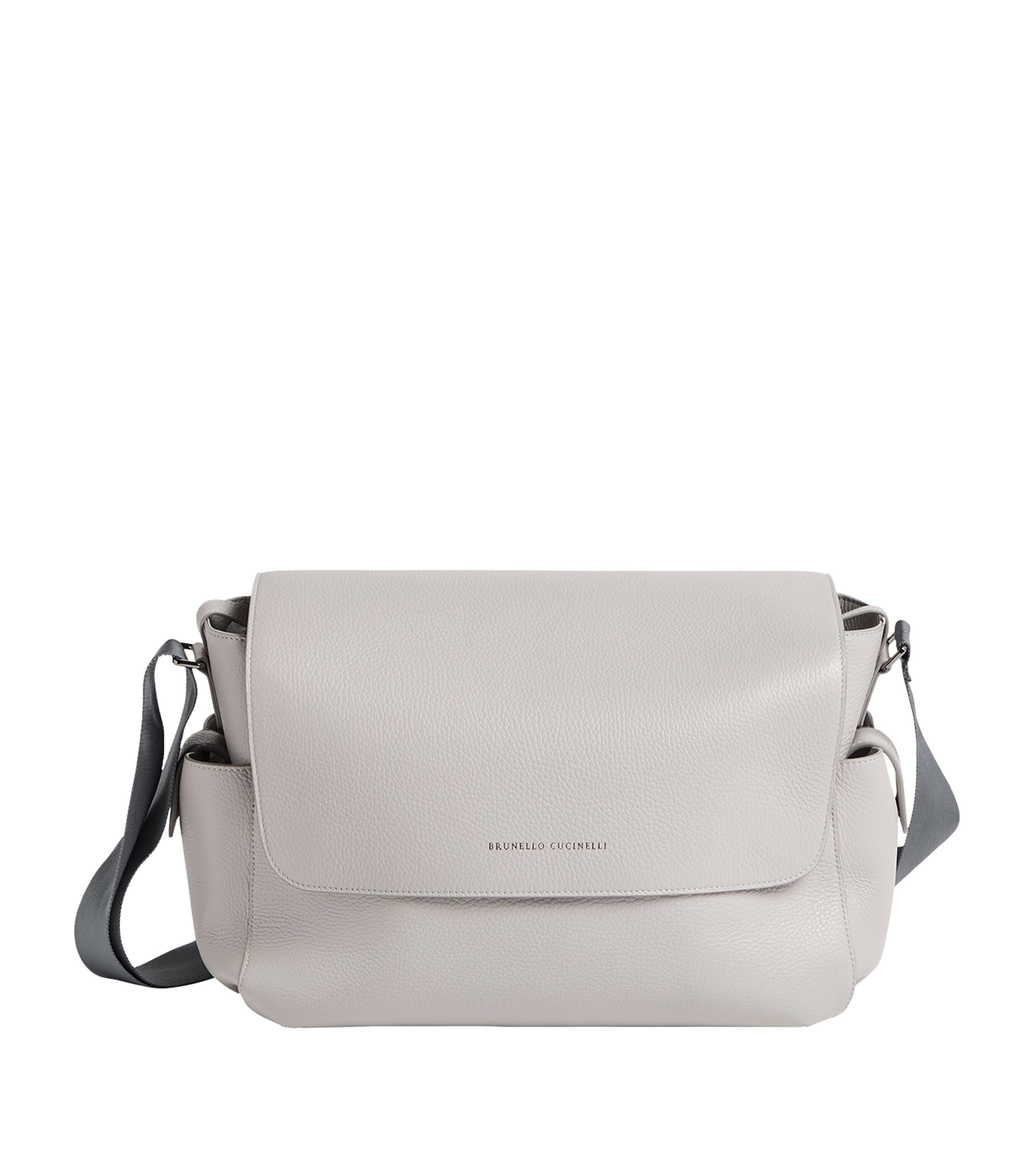 Brunello Cucinelli Kids Leather Baby Berni Changing Bag