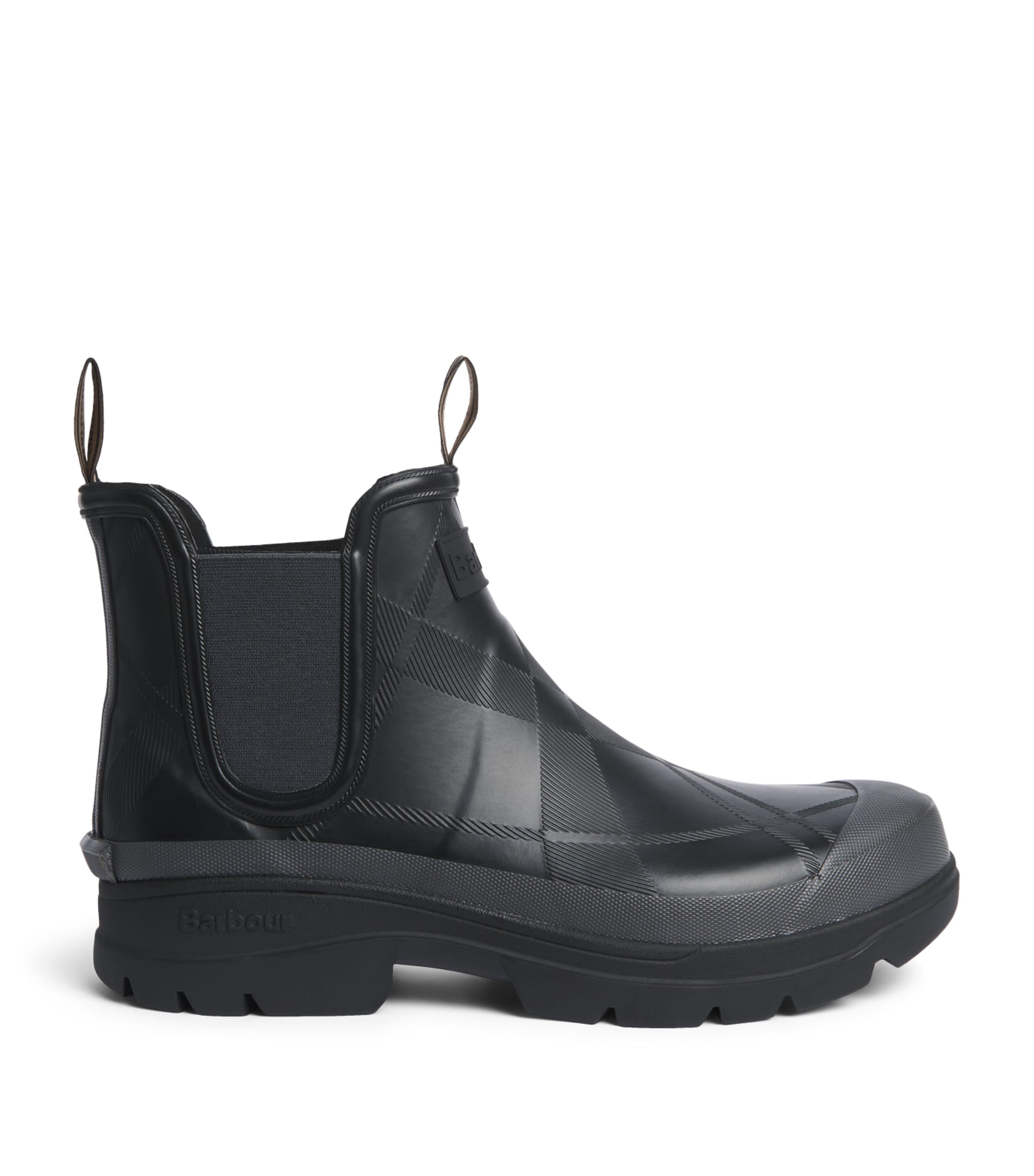 Barbour Breacon Chelsea Ankle Wellington Boots Black/dark Grey